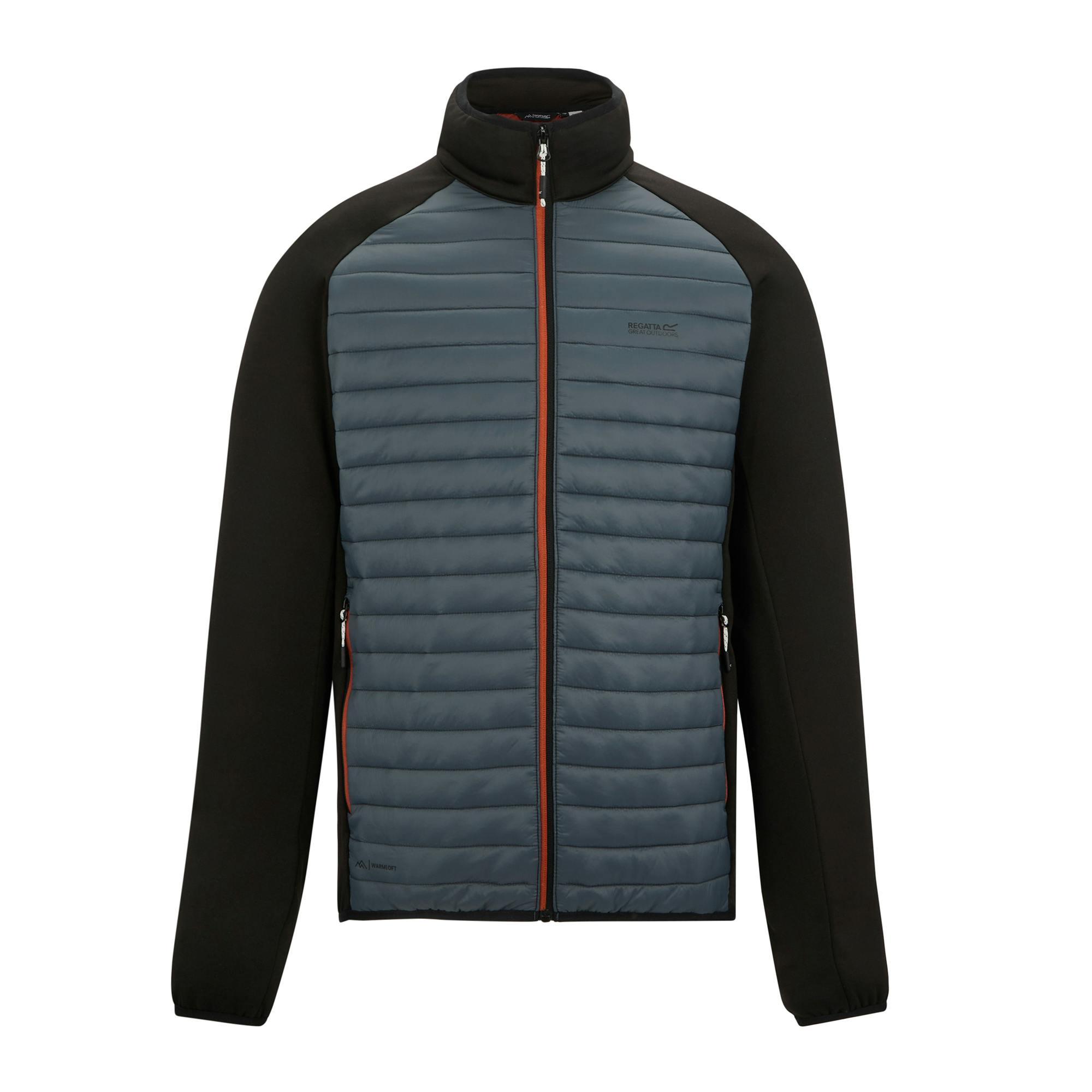 Regatta Men's Grey/Black Clumber Hybrid Jacket - Storm - 3XL - Storm - 100% Mixed
