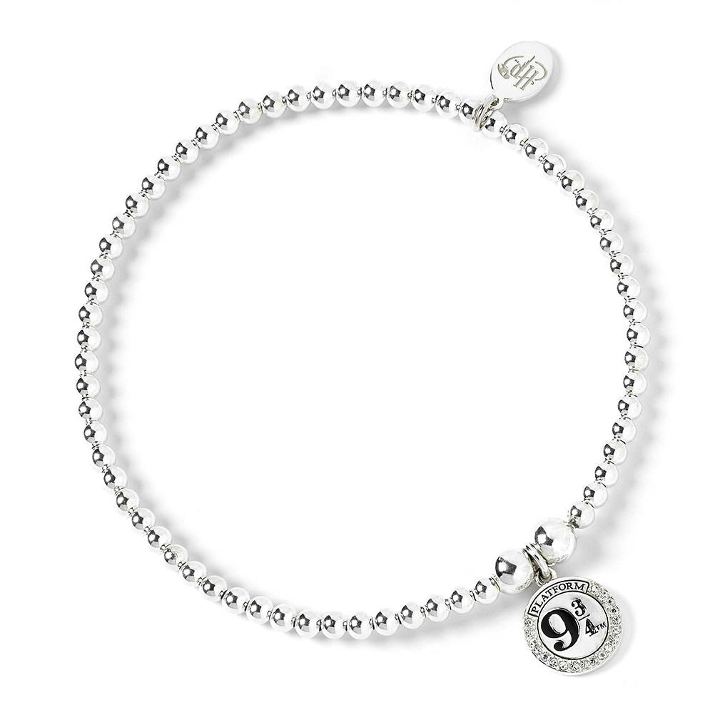 The Carat Shop Silver Harry Potter Sterling Ball Bead Bracelet &With 9 3/4 Charm