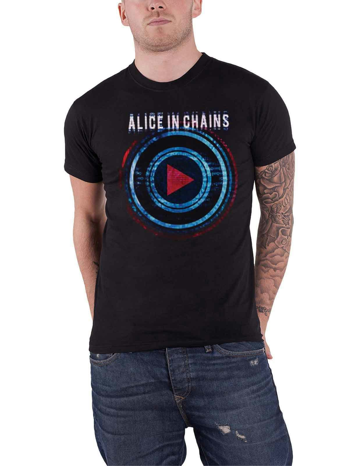 Paradiso Clothing Unisex Black Paradiso Alice In Chains Played T Shirt - L