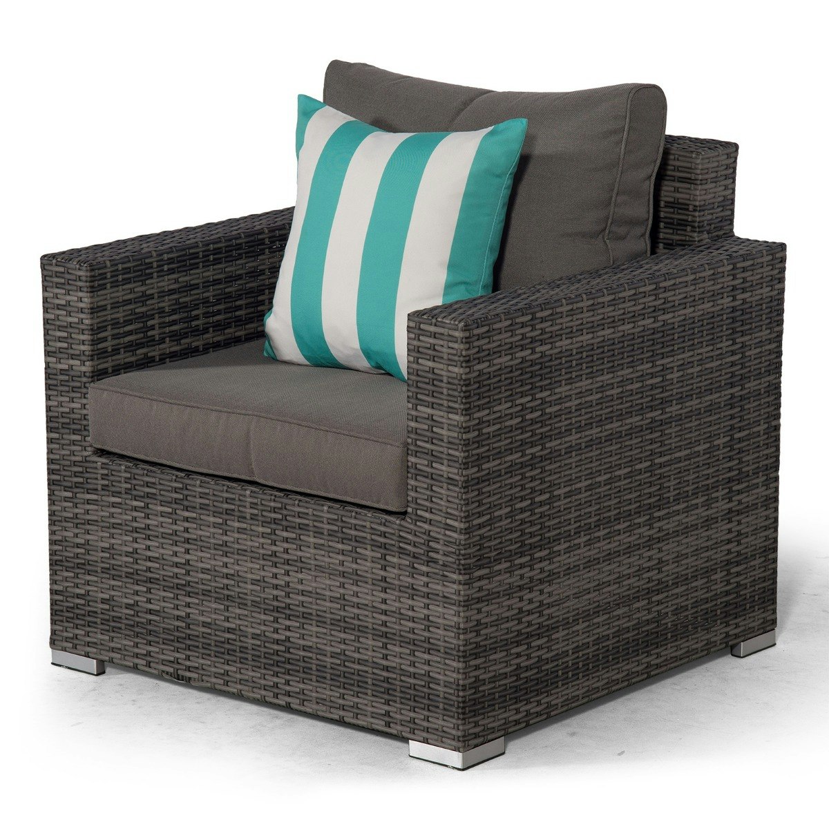 Giardino Grey Sydney Rattan Armchair - 1