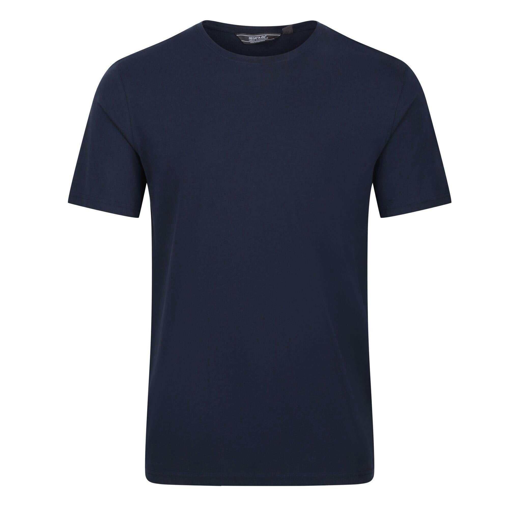 Regatta Mens Tait Lightweight Active T-Shirt (Navy) Cotton - Size Medium - Image 3