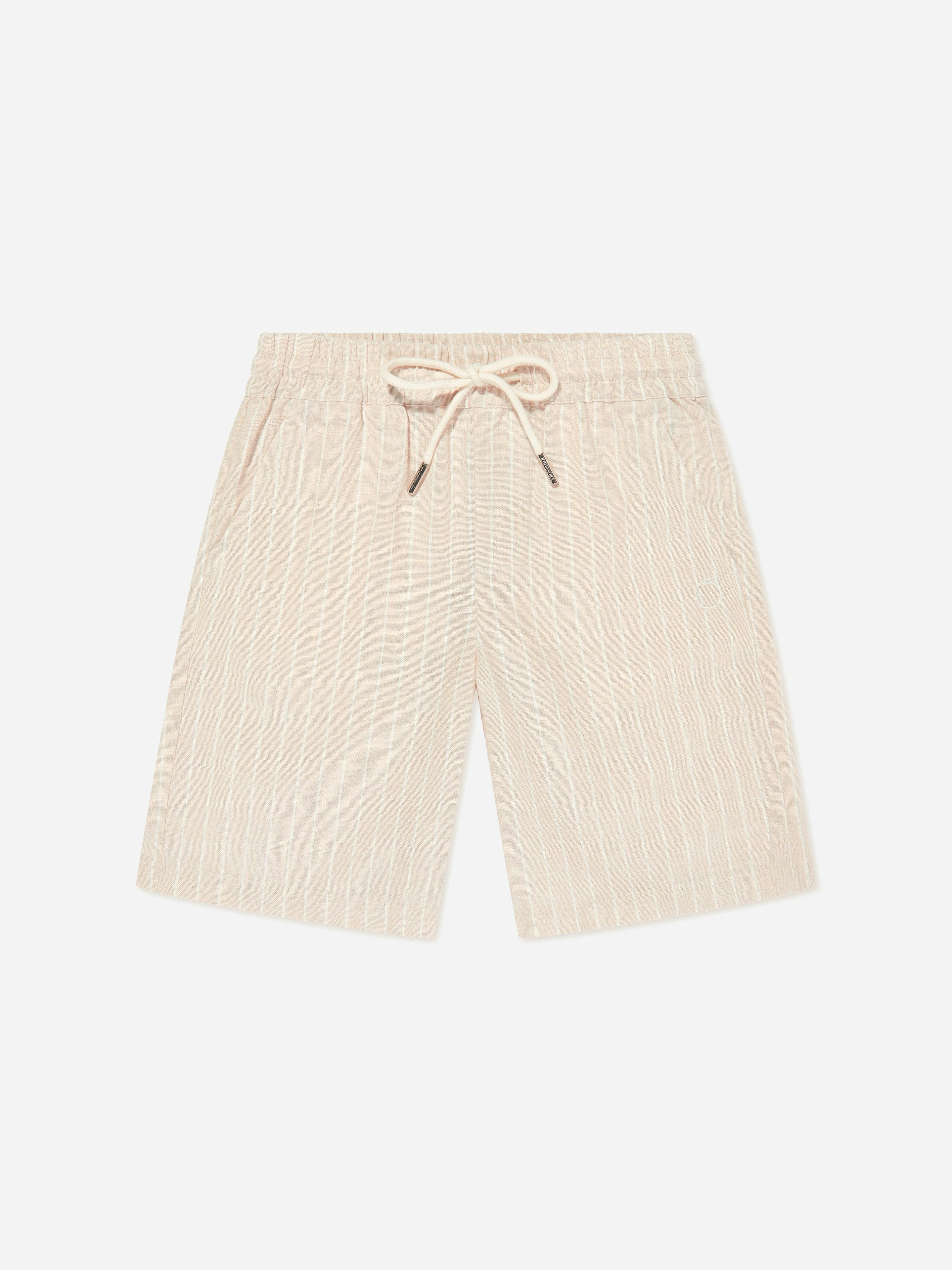 Trussardi Boys Beige Vaplit Bermuda Shorts In - 14 Yrs