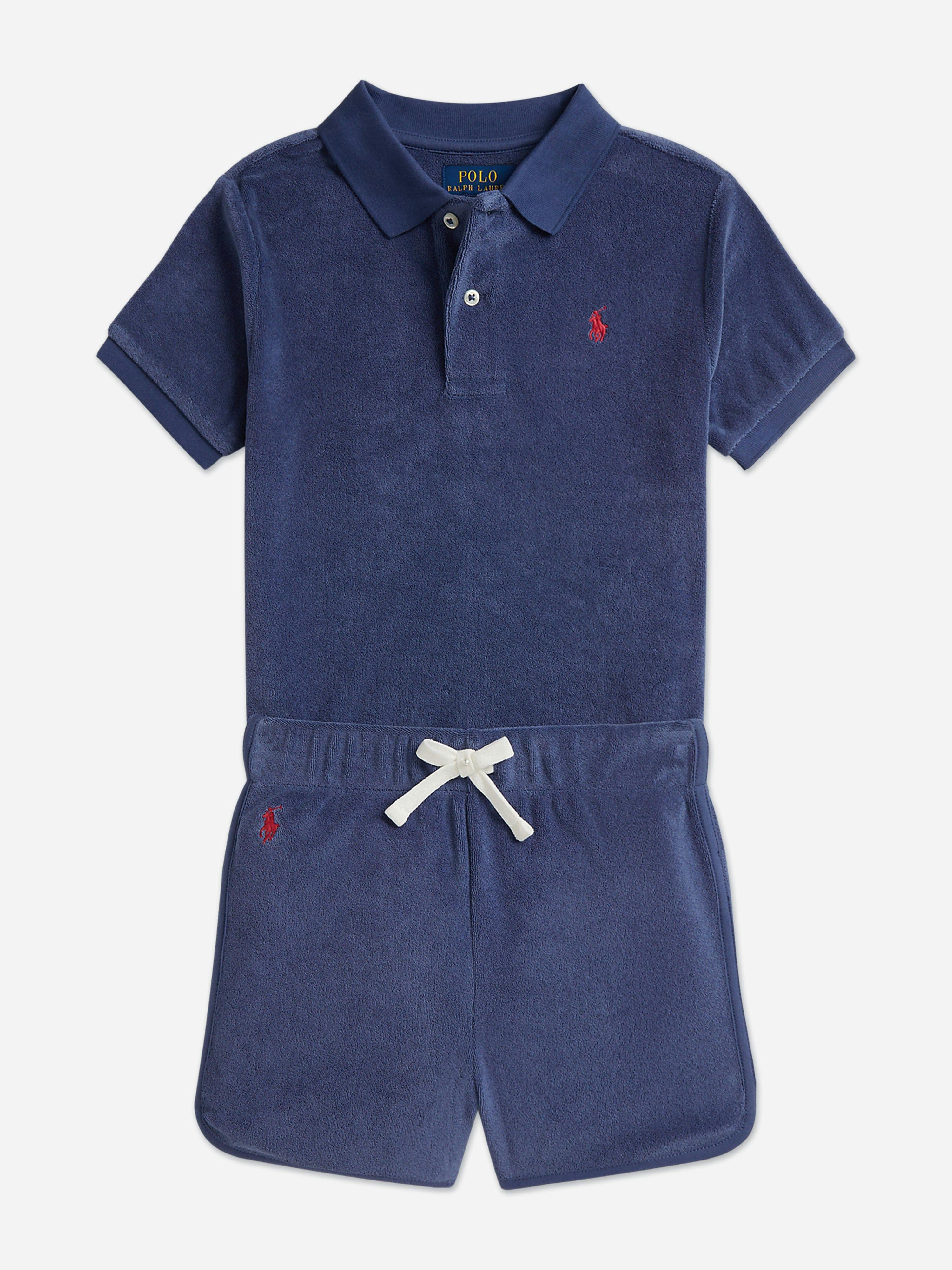 Ralph Lauren Kids Boys Ralph Lauren Logo Short Set In Navy - Navy - 6 Yrs