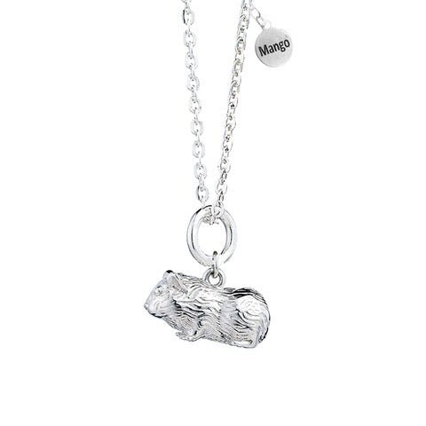 Mylee London Silver Guinea Pig Necklace - Personalised - No