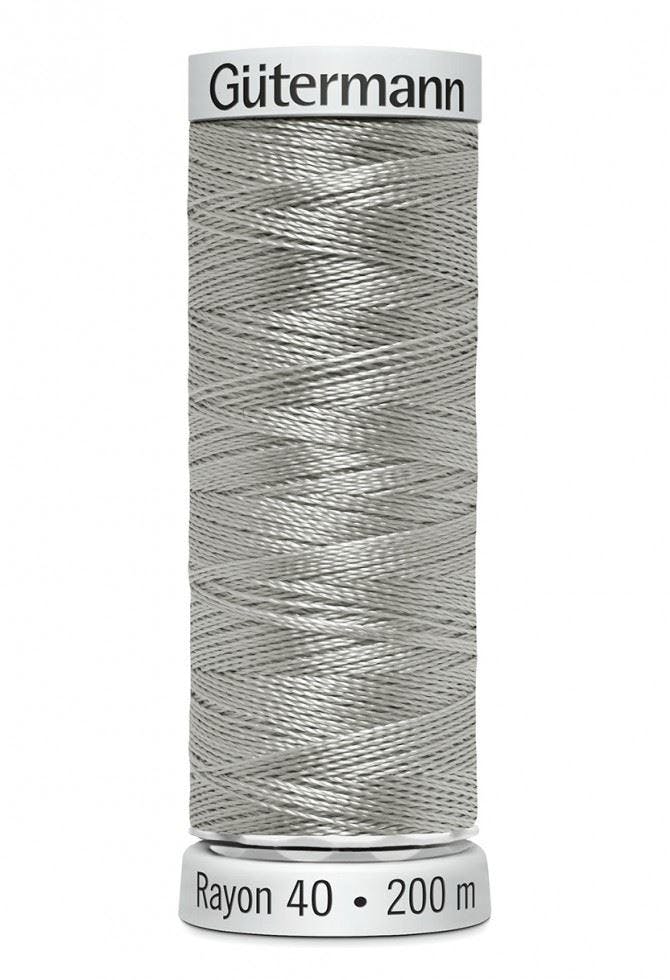 Gutermann No 40 Sulky Rayon Embroidery Thread 200M Rayon Thread Suitable For Embroidery - 1236 - 200 Metres