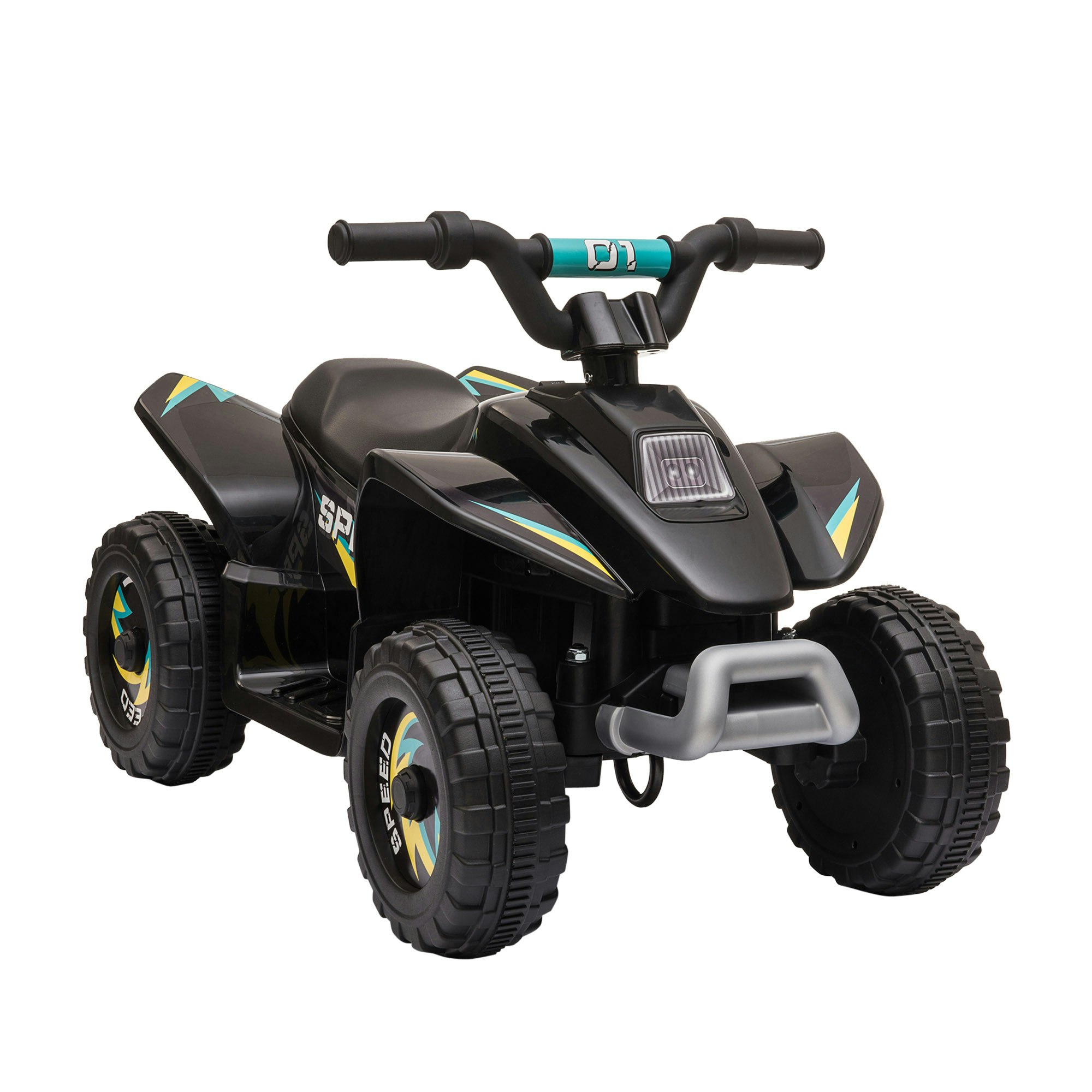 Homcom Black 6V Kids Electric Ride On Car For 18-36 Months Toddlers Size 6