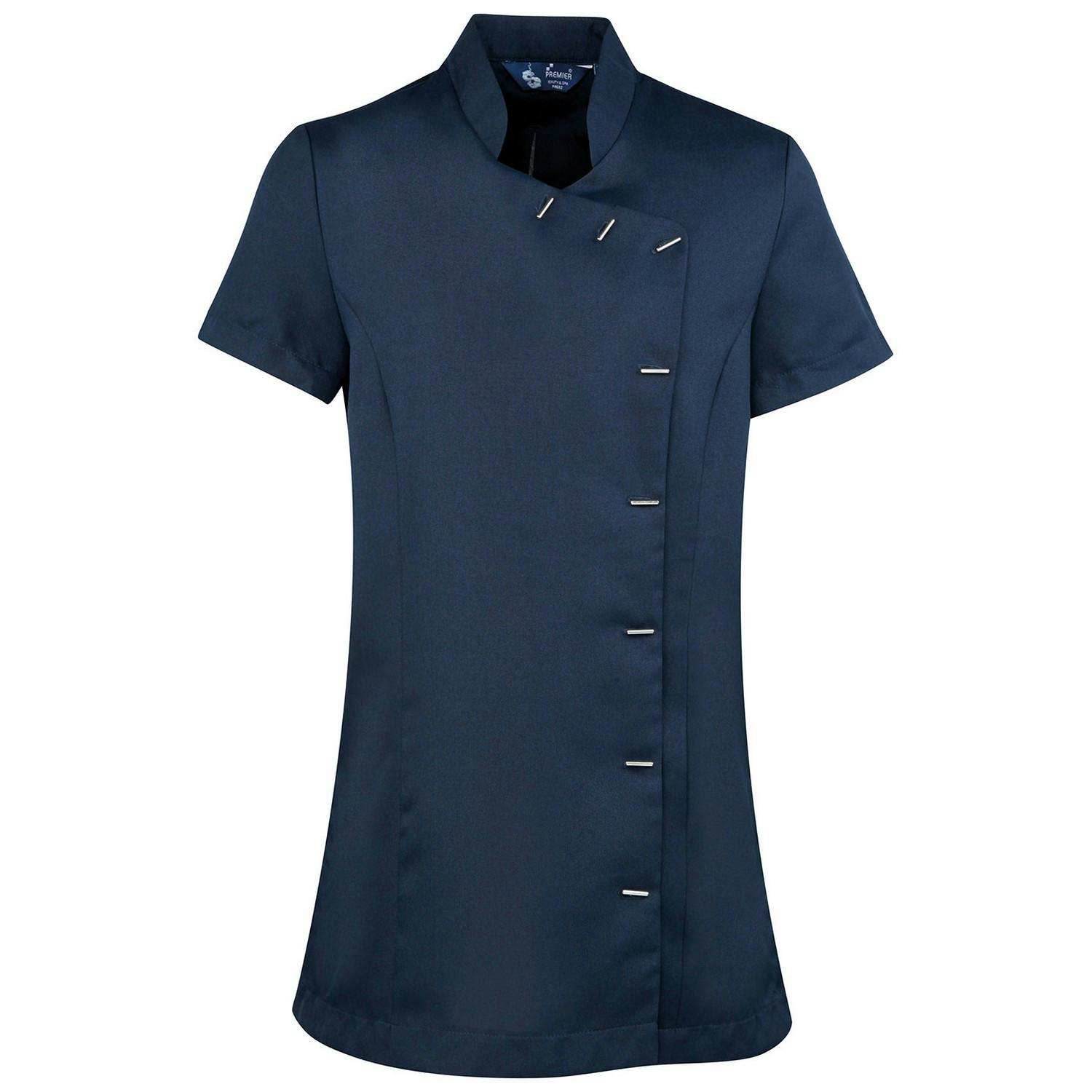 Premier (8 Uk, Navy) Womens/Ladies Orchid Short-Sleeved Tunic - Image 3