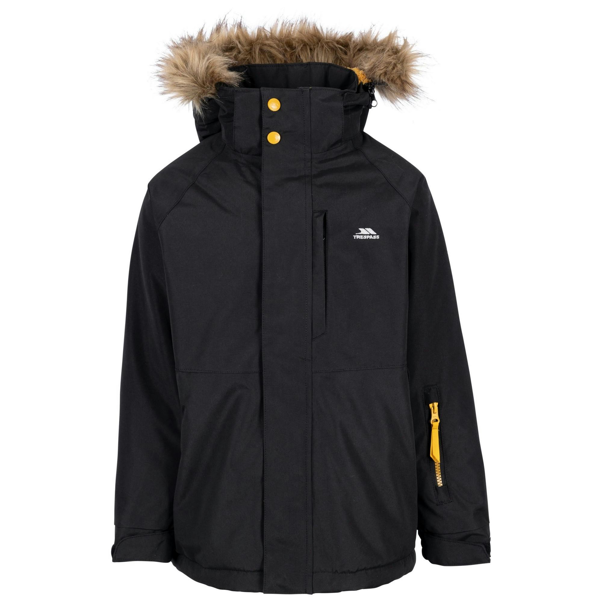 Trespass Boys Childrens/Kids Ultimately Waterproof Padded Jacket (Black) - Size 5-6Y - Image 3