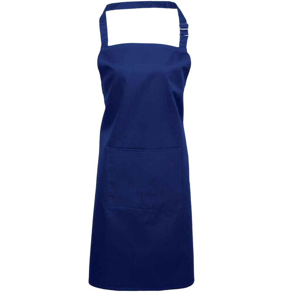 Premier Unisex Baby Blue Colours Pocket Full Apron In - Image 3