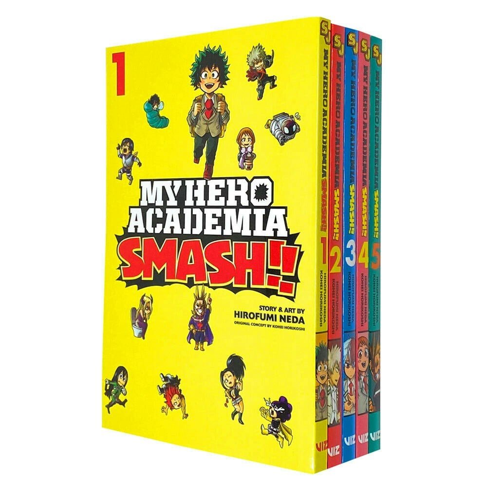 Viz Media My Hero Academia Smash Series (Vol 1-5) Collection 5 Books Set By Kohei Horikosh