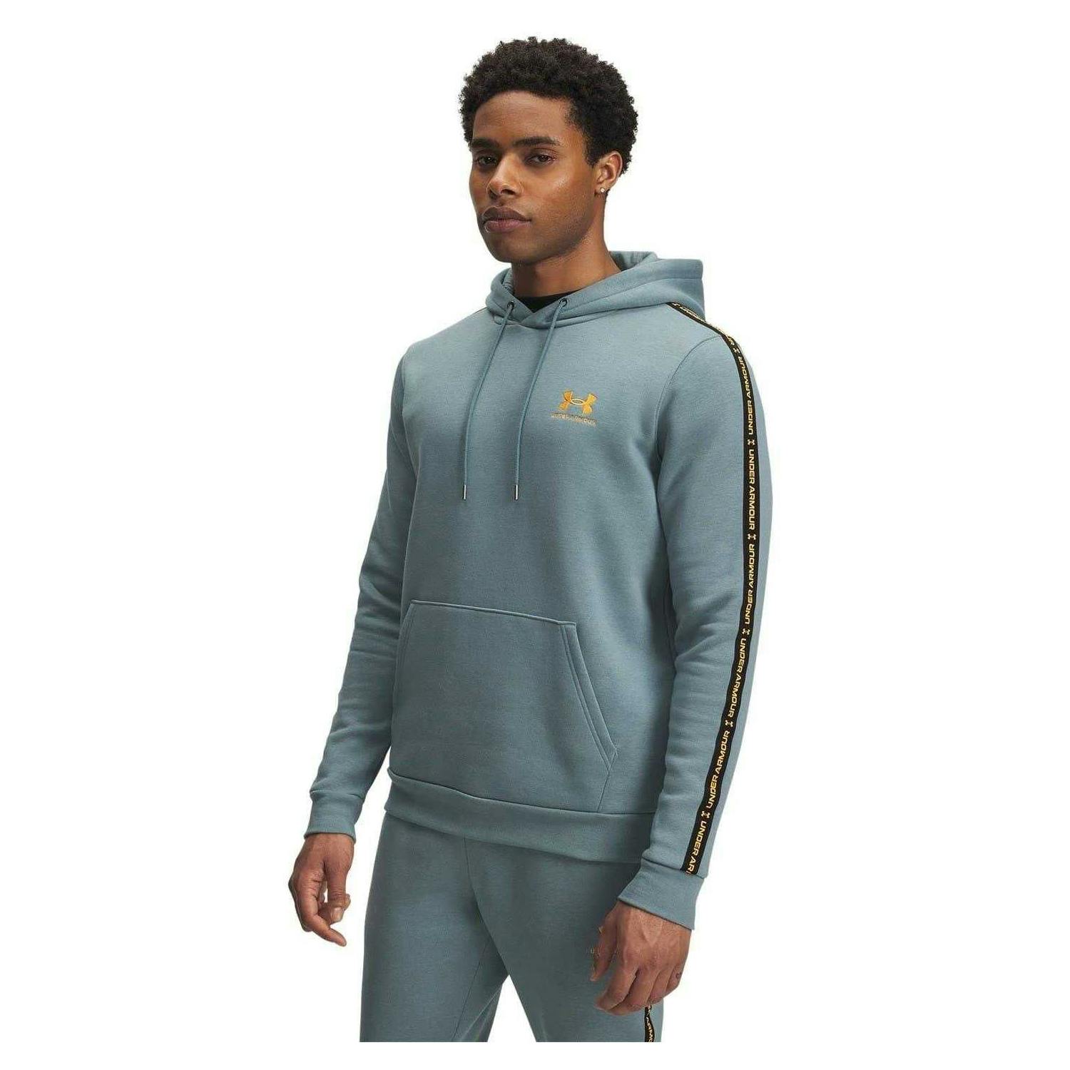 Under Armour Men's Icon Hoodie - Jasper - L - Jasper - 100% Mixed