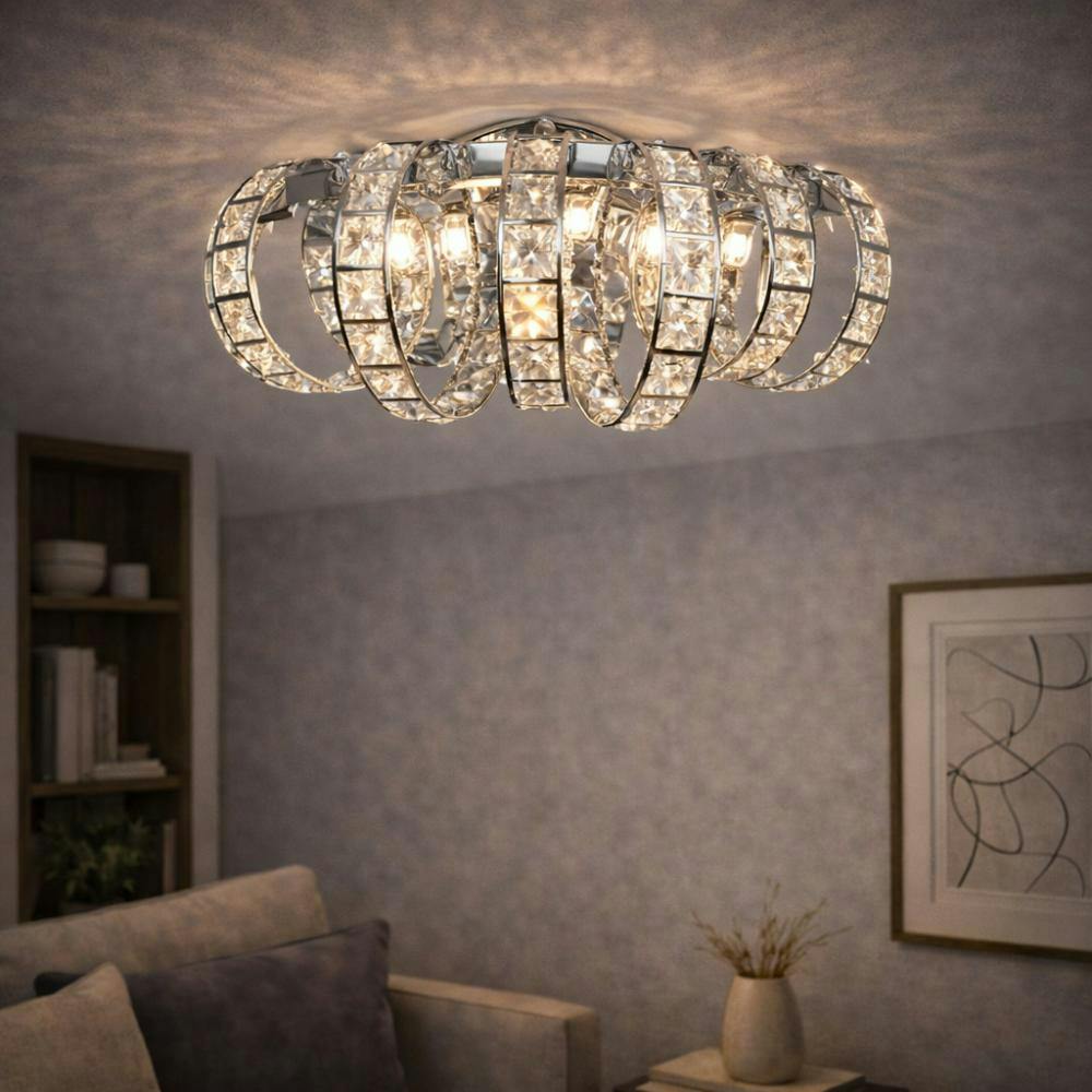 Pagazzi Lighting Light Pagazzi Ing Shakira Polished Chrome & Crystal Led Wall