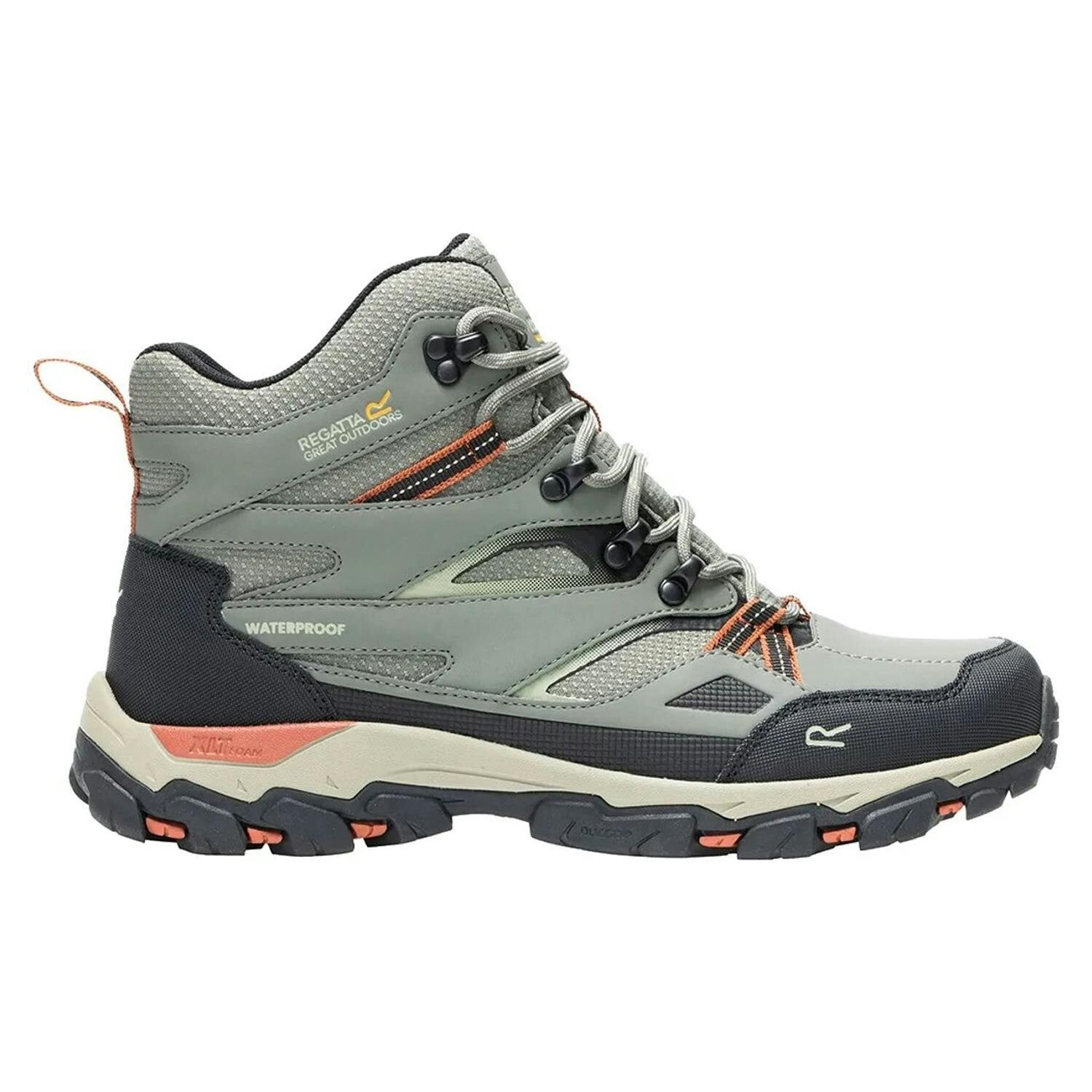 Regatta Men's Holcombe Iii Walking Boots - Smokey Olive/Abbeystone - 9.5 Uk - Smokey Olive/Abbeystone - 78% Polyurethane/22% Polyester