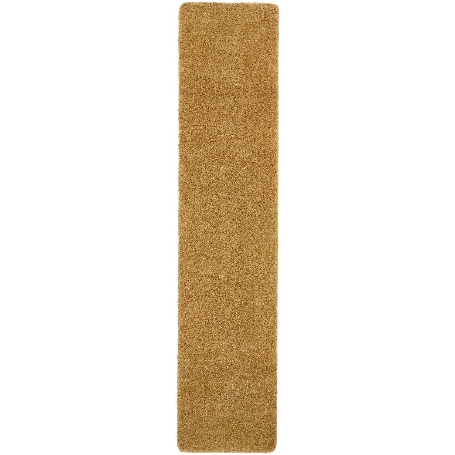 The Rugs Yellow Tufted Washable Rug – Colour - 67X300 Cm