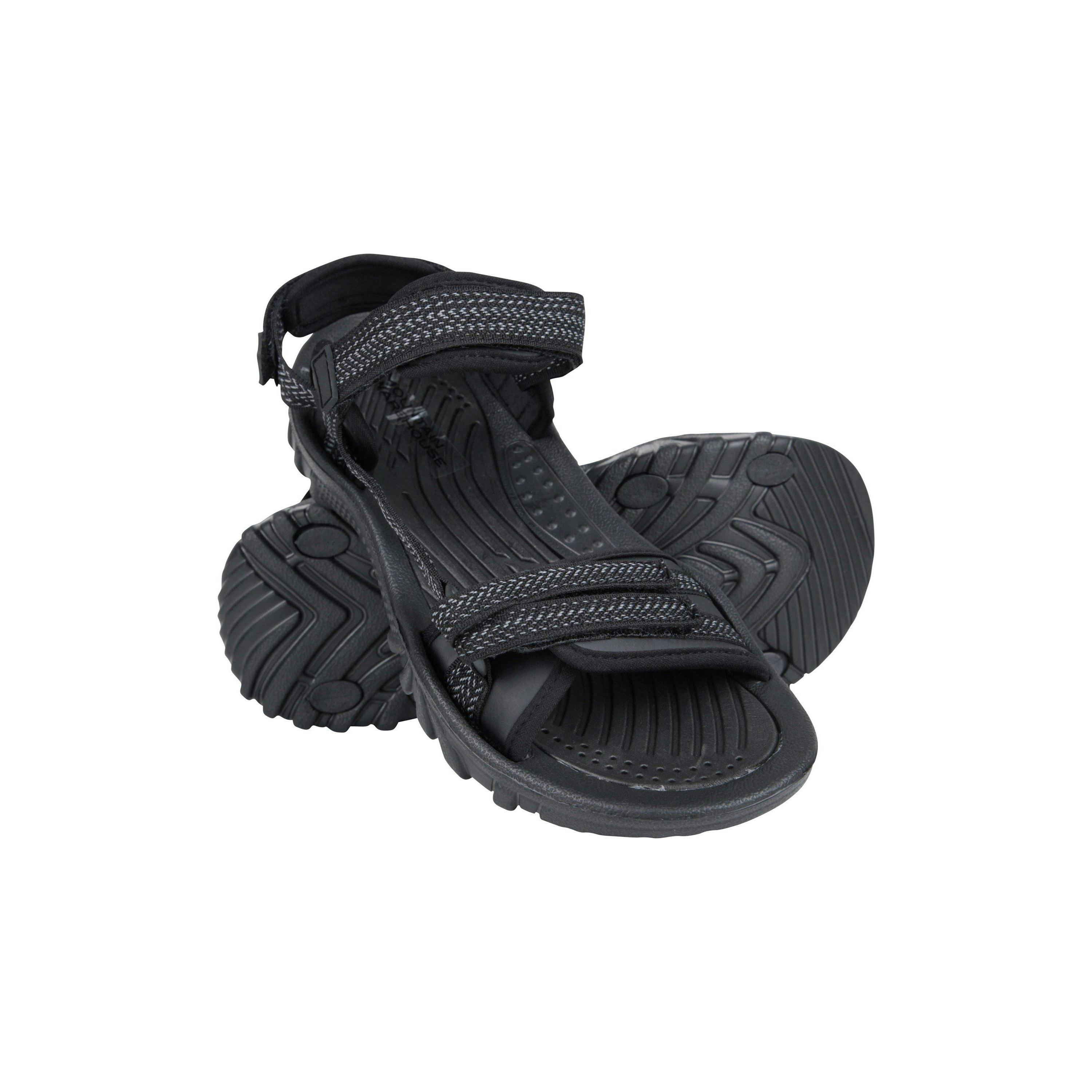 Mountain Warehouse Women's Black / Cyprus Chevron Sandals - 4 Uk