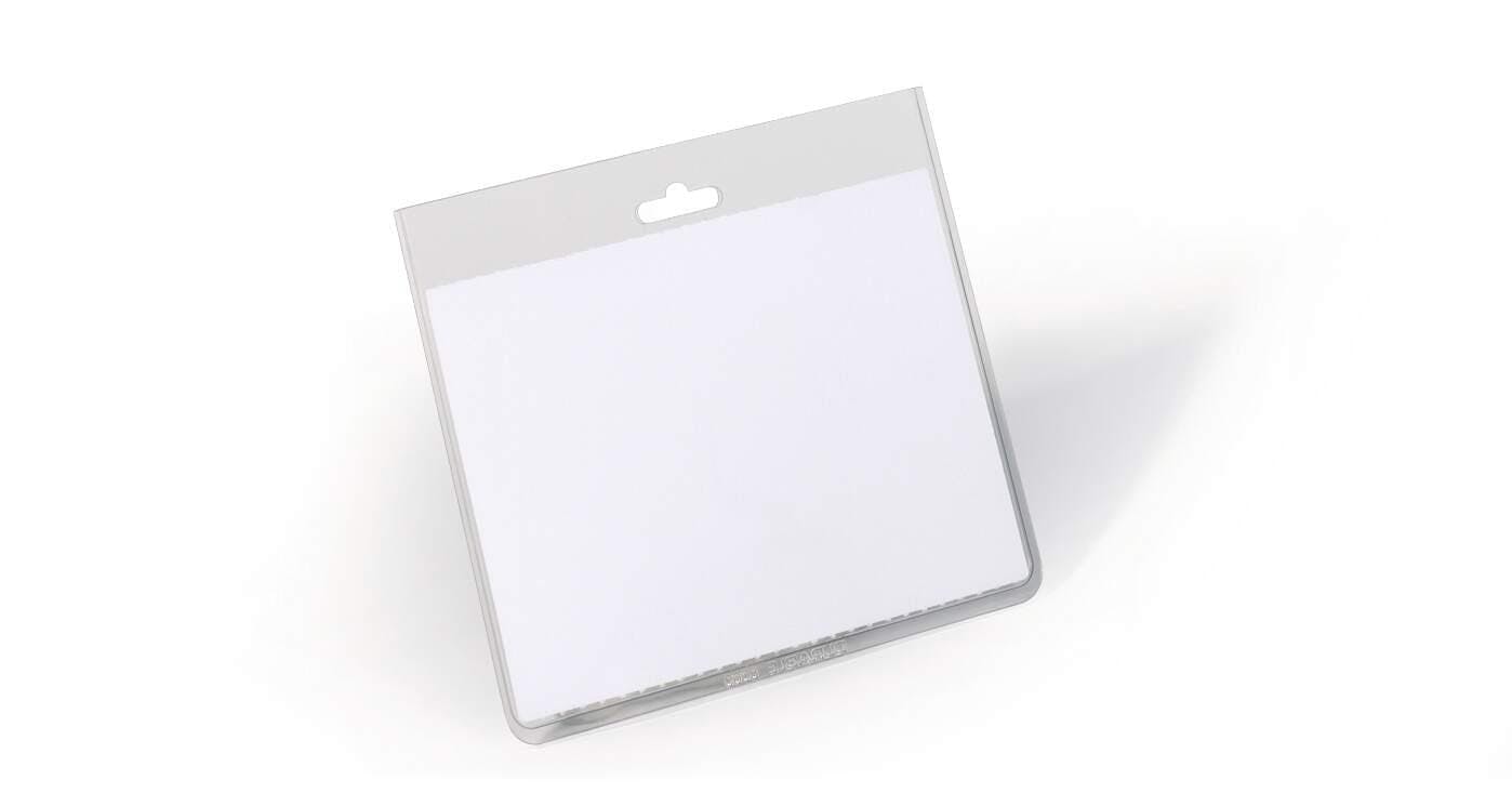 Durable Name Badge Id Card Holders With Insert Cards | 5 Pack | 60 X 90Mm