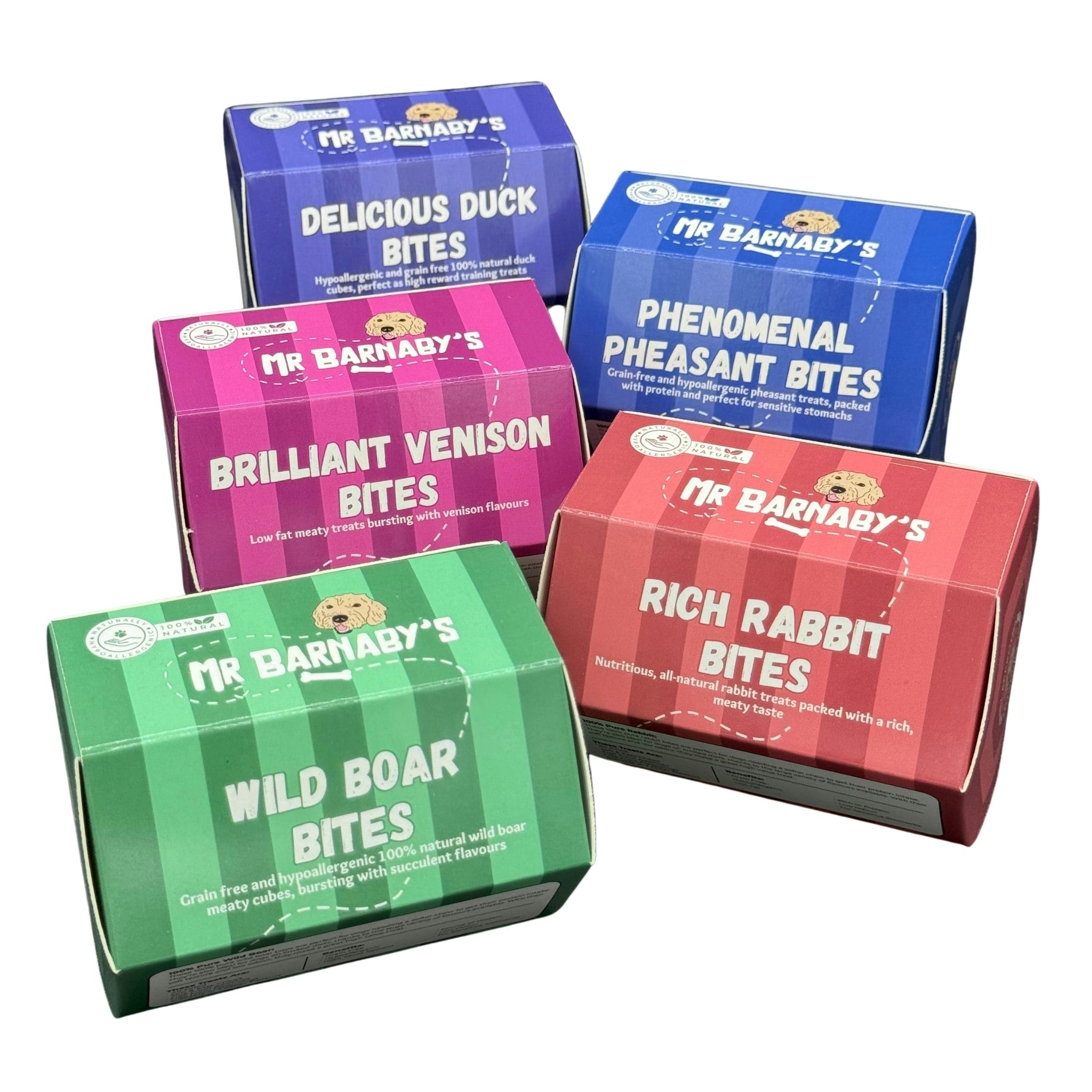 Mr Barnaby’s Grain Mr Barnaby's Meaty Bites Dog Treat Bundle (Pack Of 5) - Pack Of 5 - 5