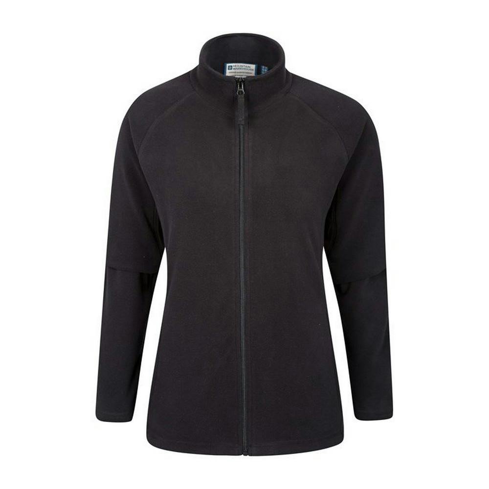 Mountain Warehouse Women's Black / Raso Fleece Jacket - 16 Uk - 100% Polyester