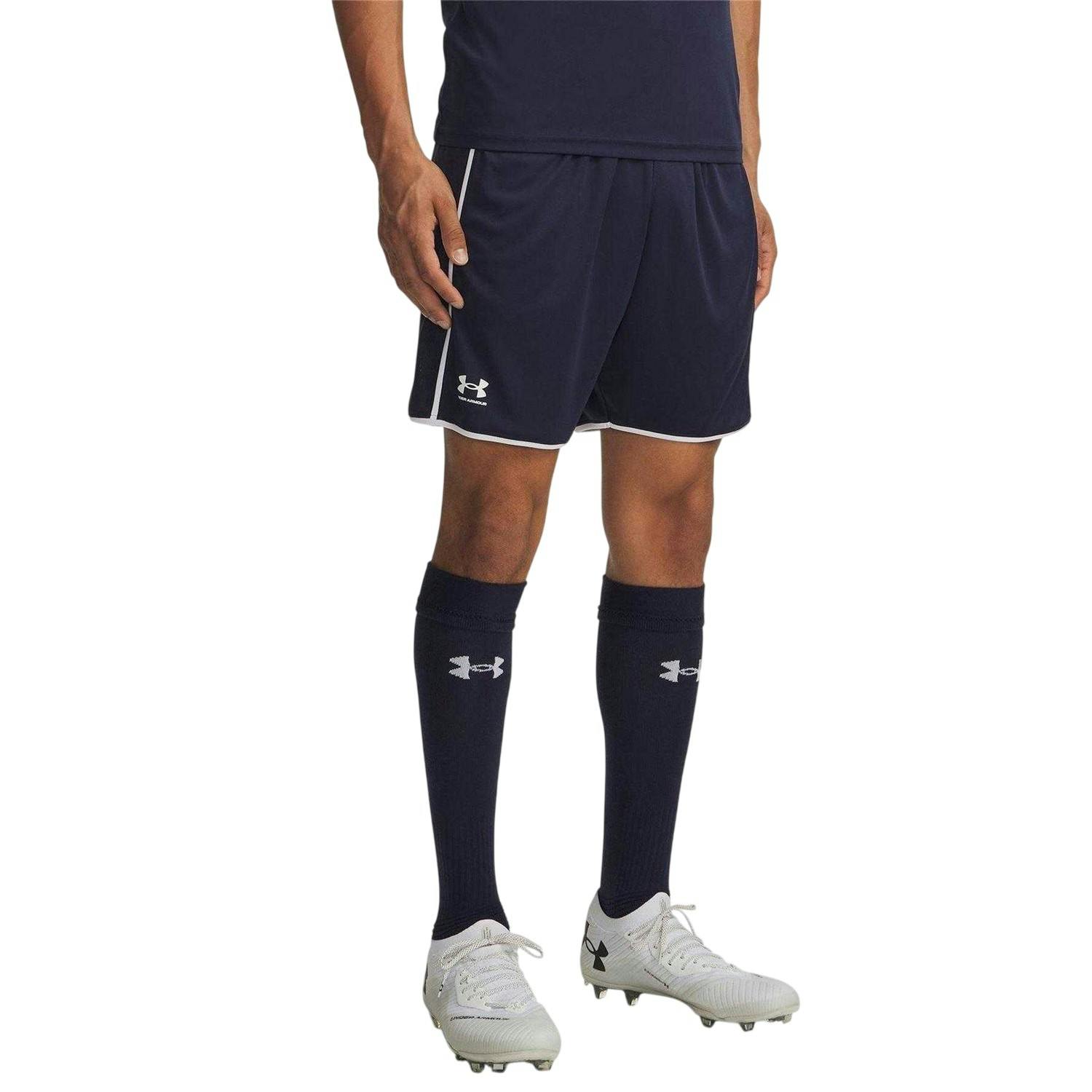 Under Armour Men's White Challenger Training Performance Shorts - Navy/ - Xxl - Navy/ - 100% Polyester