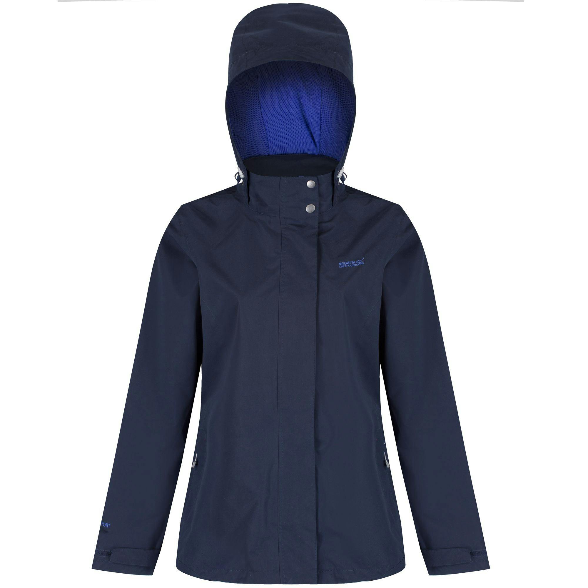 Regatta Women's Great Outdoors Daysha Waterproof Shell Jacket - Navy - 12 Uk - Navy - 100% Polyester