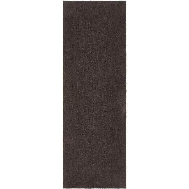 The Rugs Brown Eco-Friendly Soft Washable Mat And Runner - 50X150 Cm