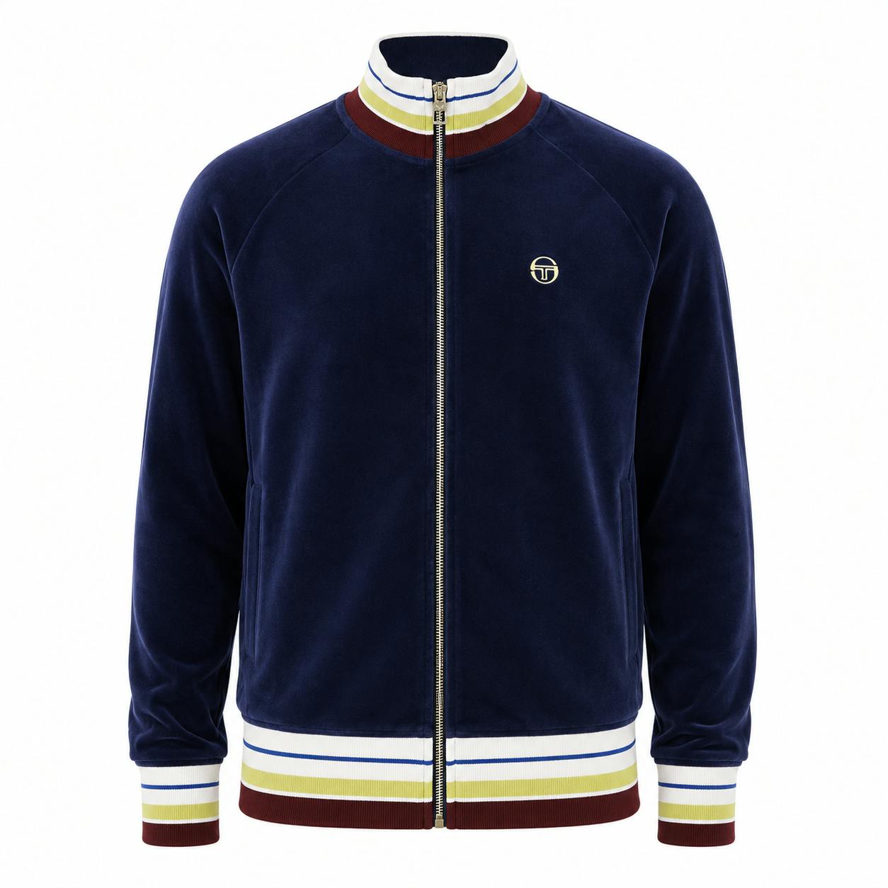Regular Velour Sartori Track Jacket Men's Gold/Cotton - Image 7