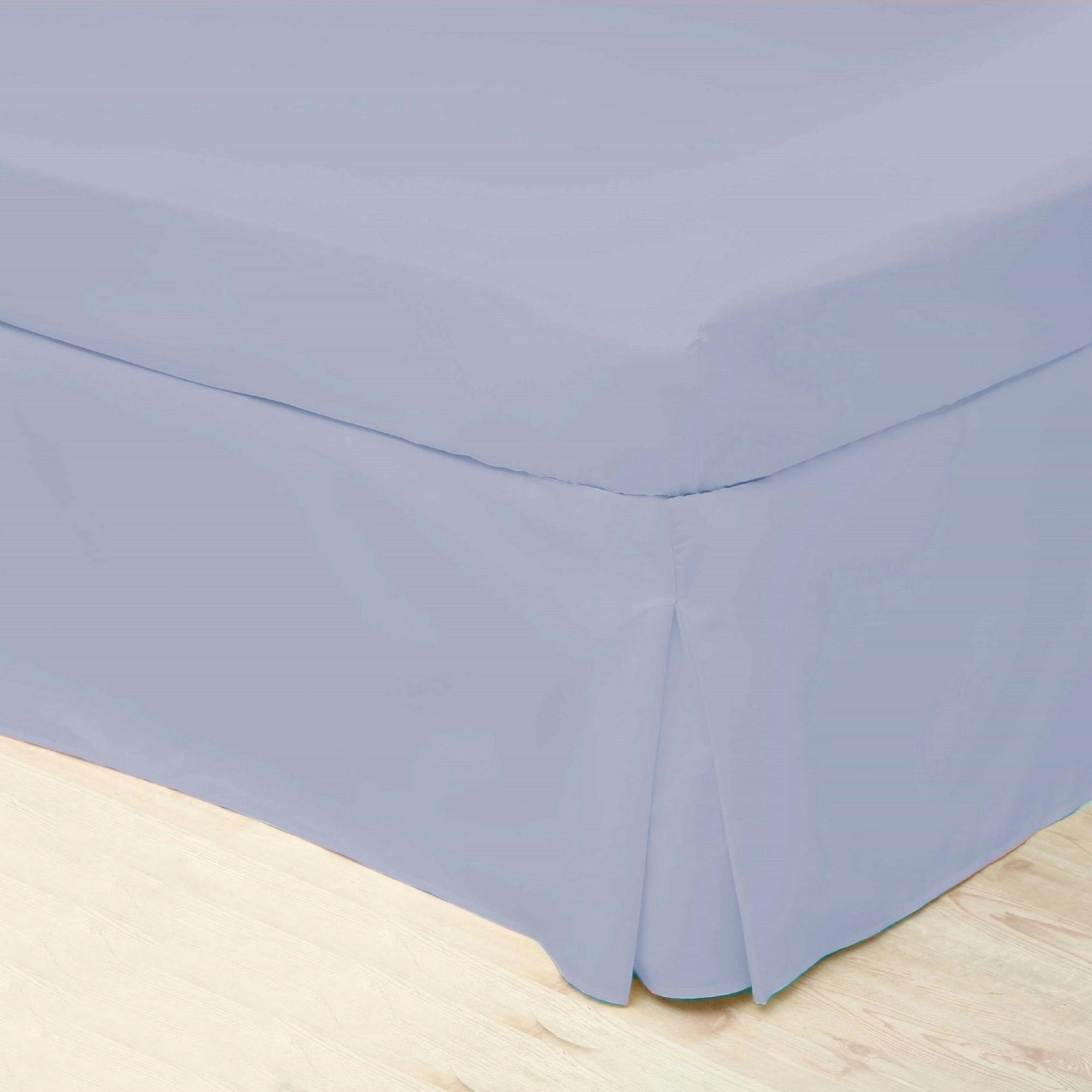 Belledorm Easycare Percale Platform Valance - Heather - Kingsize - Heather - 50% Cotton/50% Polyester