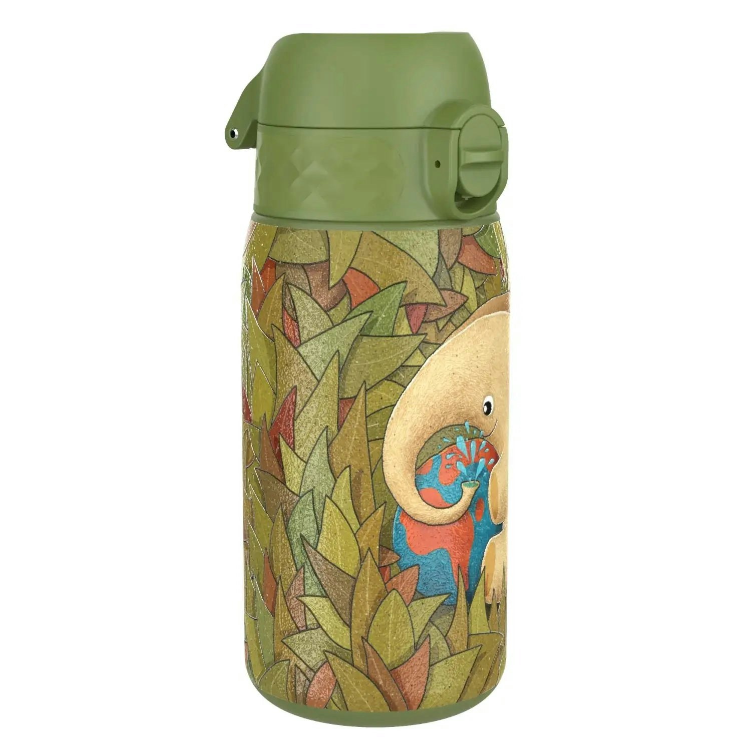 ION8 Leak Proof Water Bottle, Stainless Steel, Elephant, 400ml (13oz) - Image 3