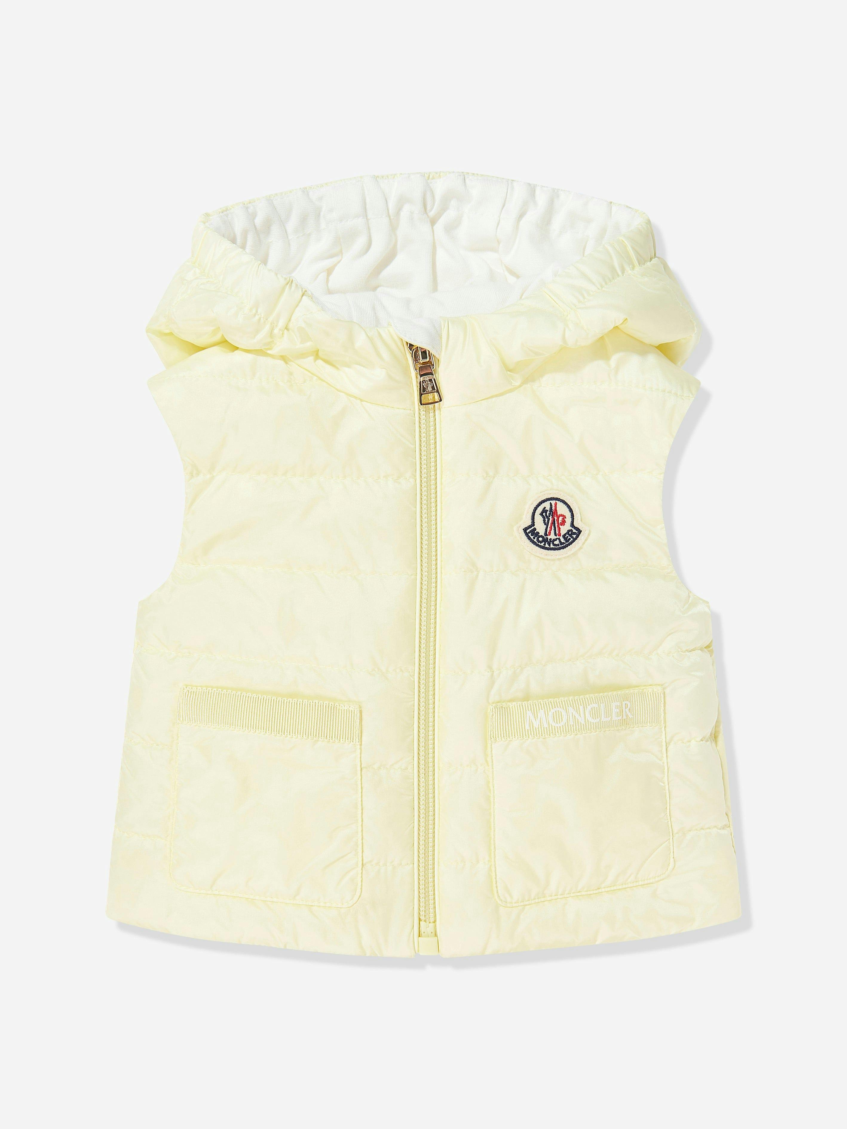 Moncler Enfant Women's Yellow Baby Girls Down Padded Lia Gilet In - 2 Yrs