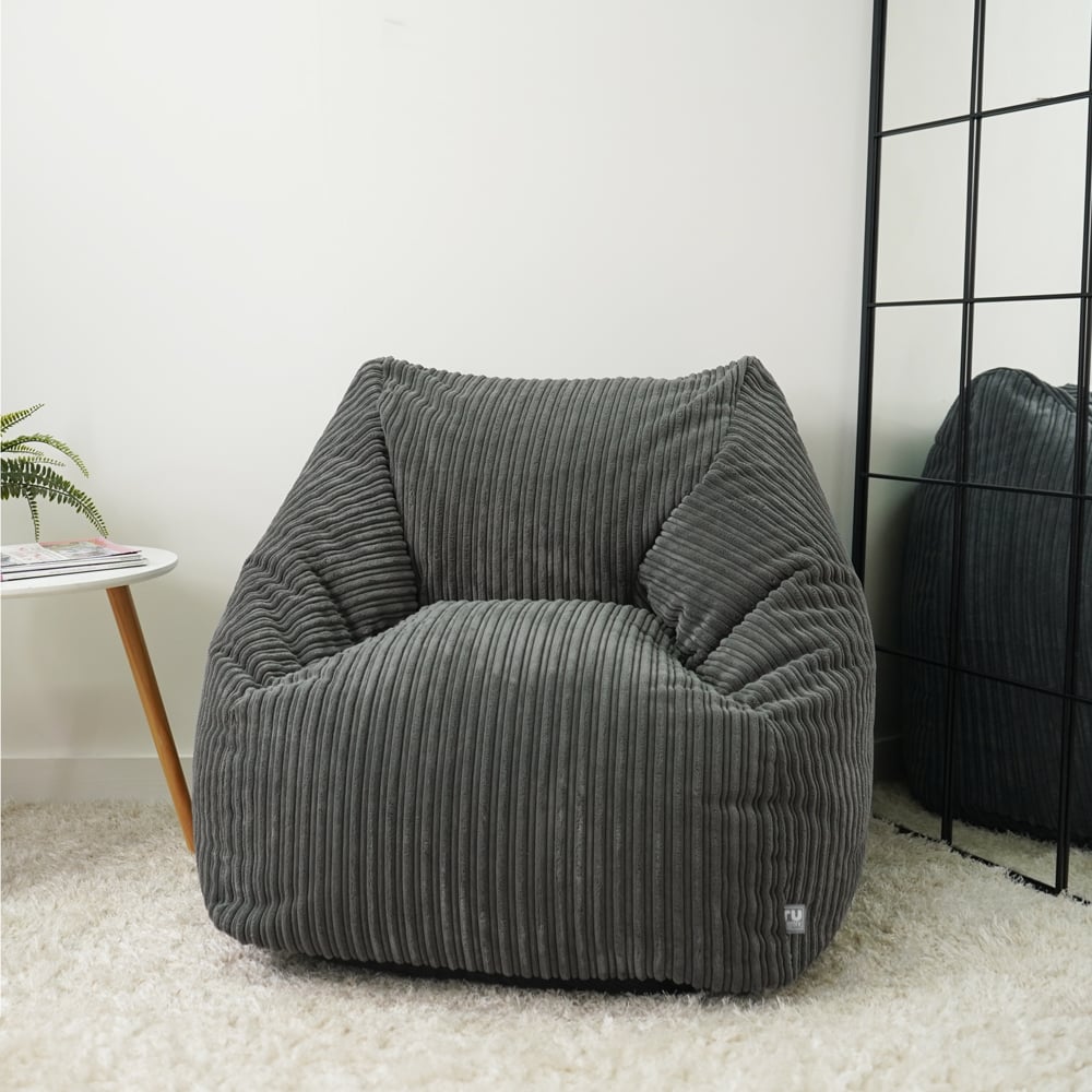 B&Q - Rucomfy Indoor Large Snuggle Bean Bag ChairAdults Jumbo Cord - Image 2