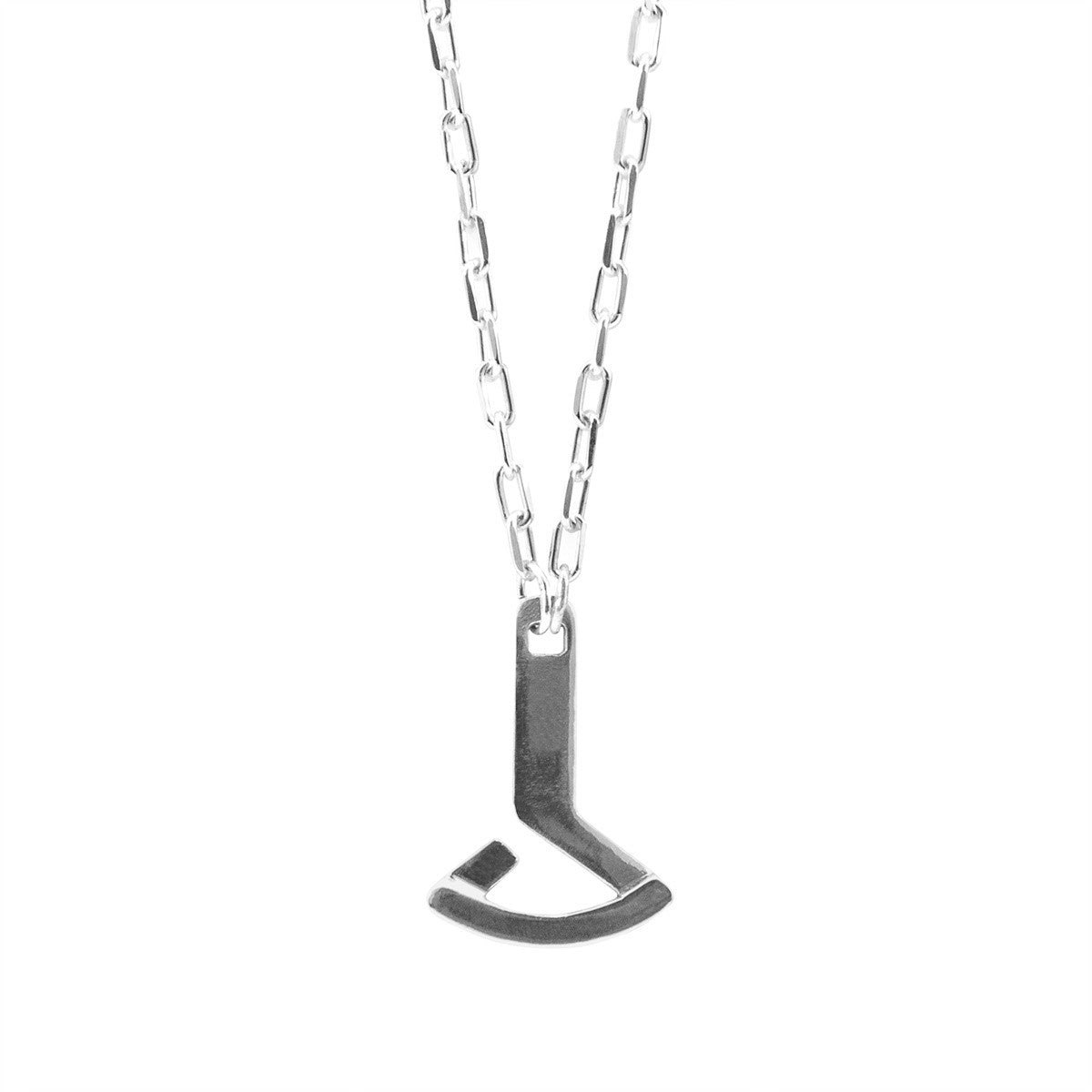 Anchor & Crew Silver Frigate Anchor Flotilla Necklace Pendant - L - 55Cm