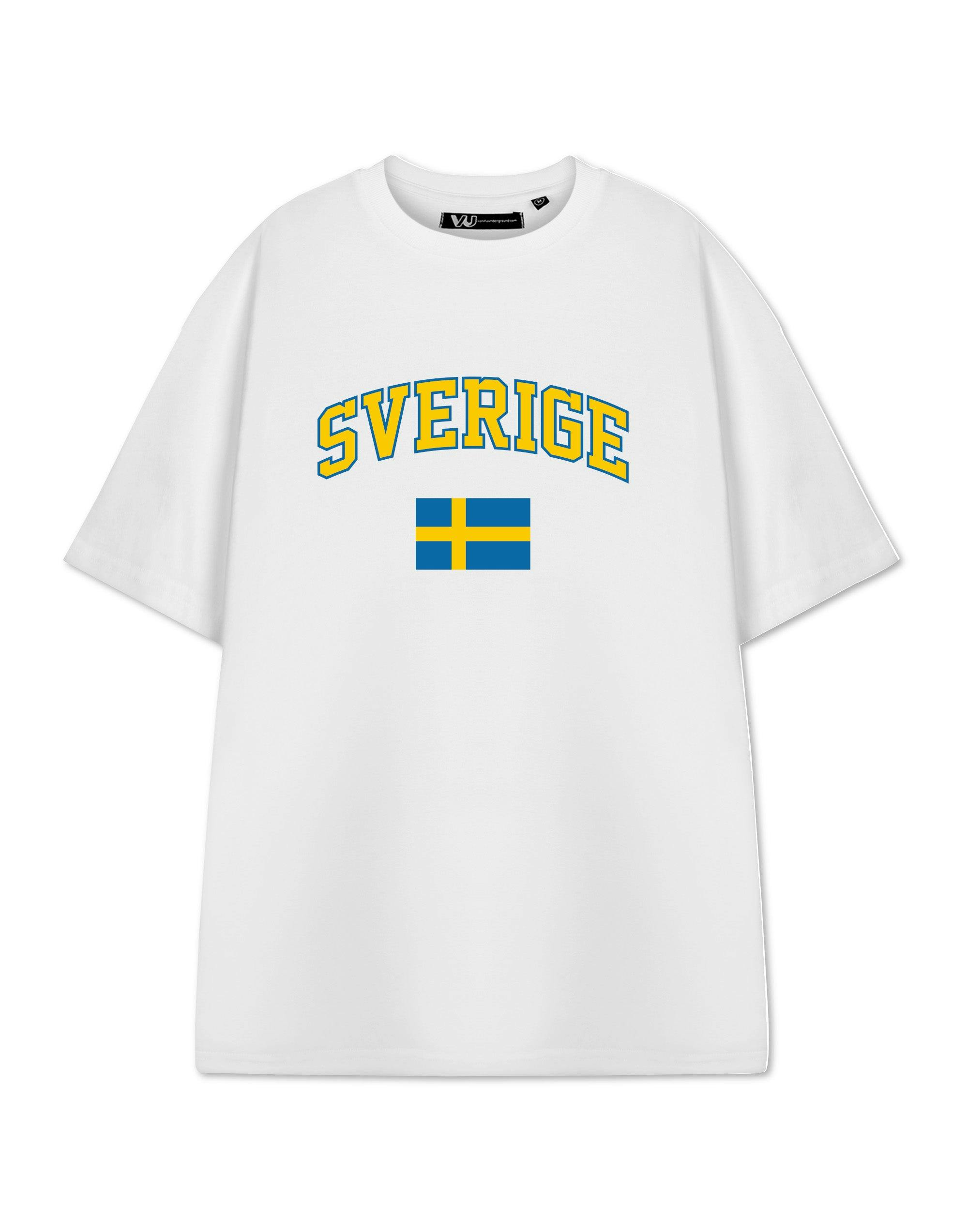 Vanilla Underground Unisex White Show Me The Merch Sweden Short Sleeved T-Shirt - Medium