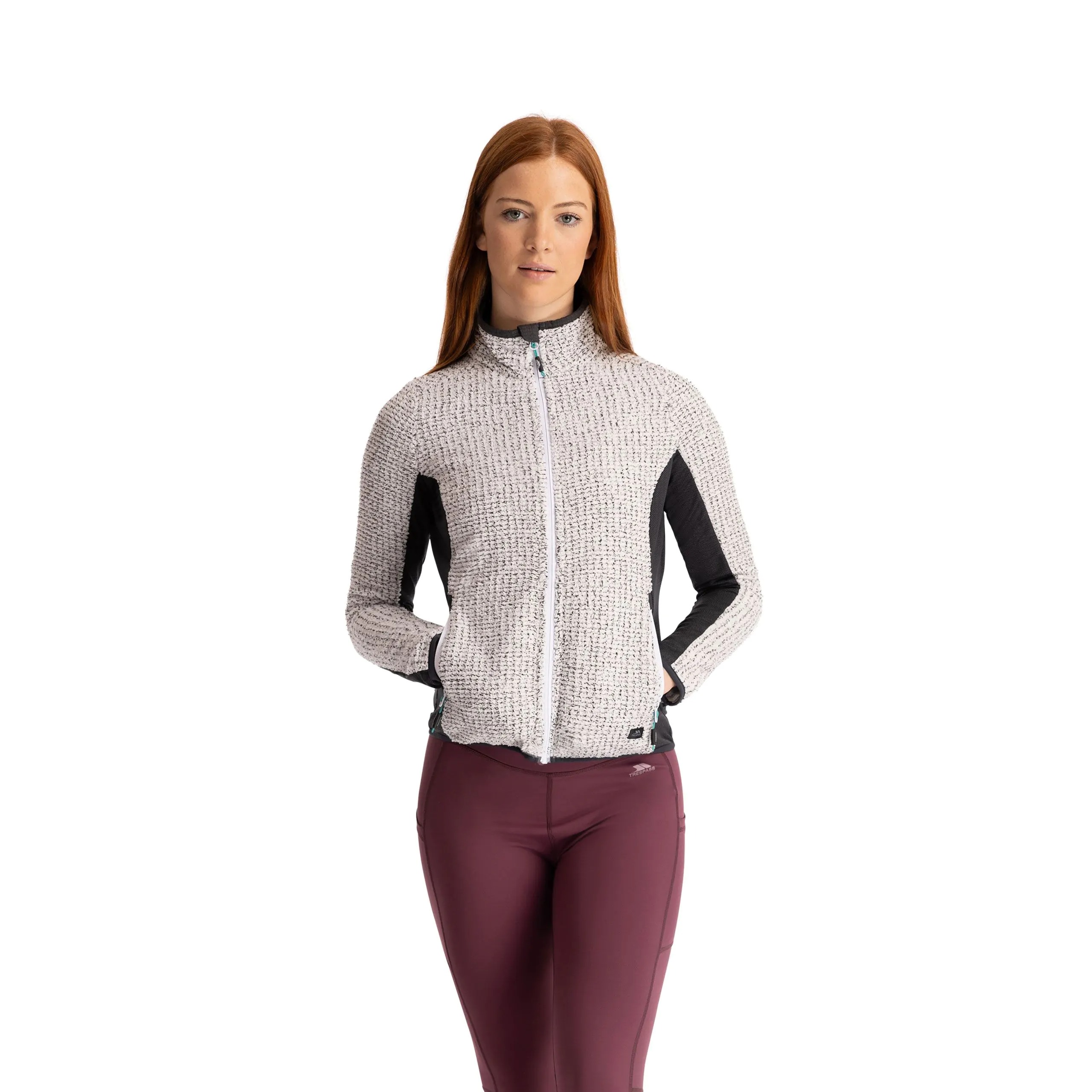 Trespass Women's Grey Liggins Fleece Jacket - Marl - Marl - Xxs