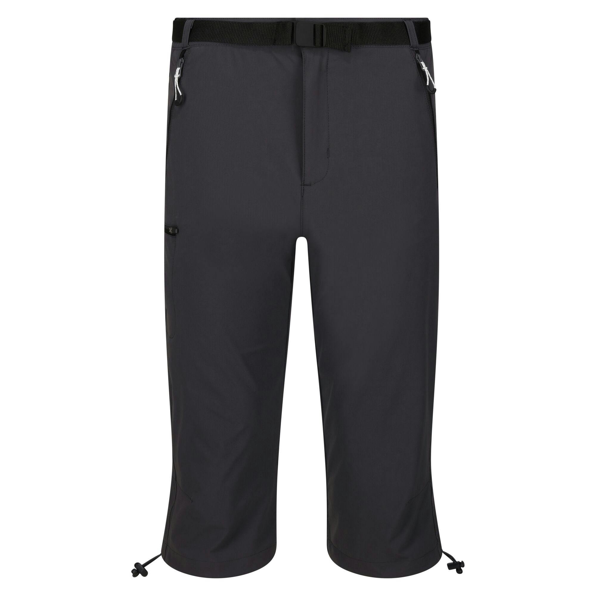 Regatta Men's Grey Xert Stretch Iii Stretch Active Capri Shorts - Seal - 36R - Seal - 90% Polyamide/10% Elastane