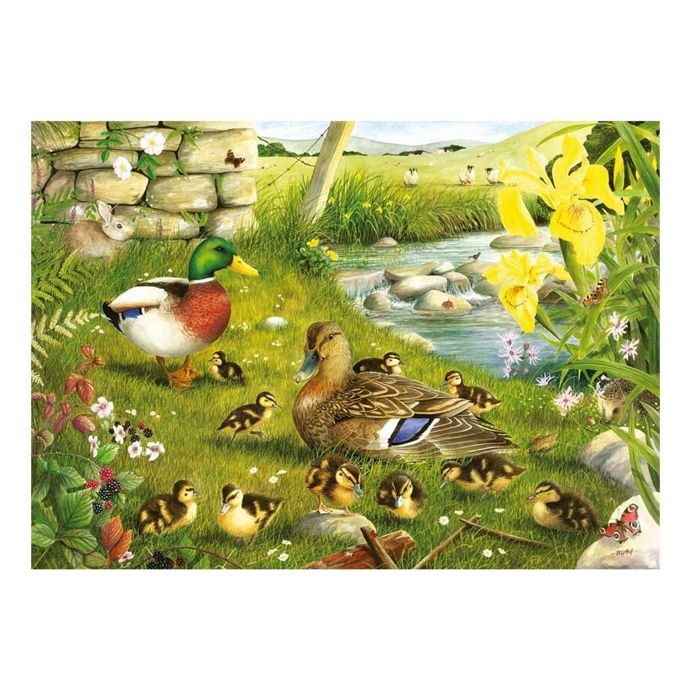 The House Of Puzzles Ducks To Water - Big 500 Piece Jigsaw Puzzle
