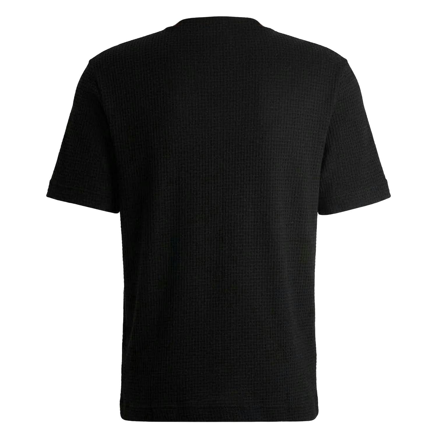 Hugo Men's Black Austin Crew Neck Regular T-Shirt - S - 60% Cotton/40% Polyester