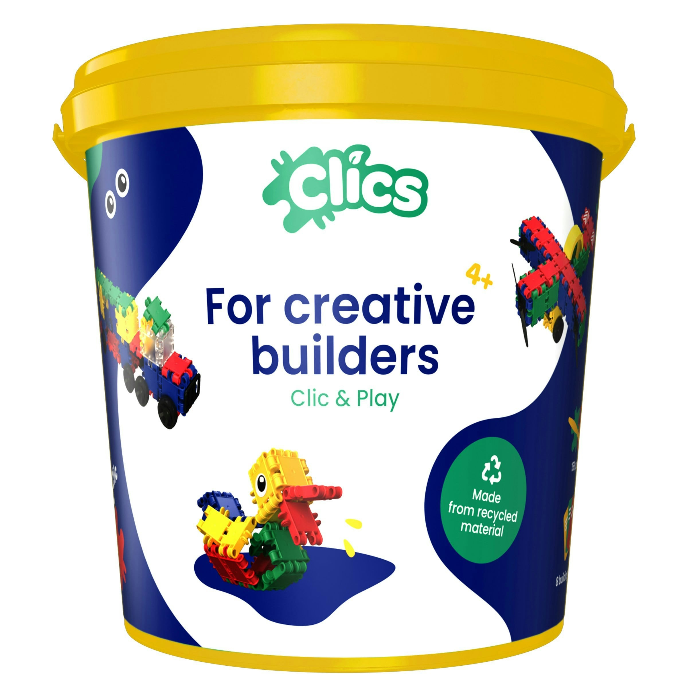 Clics Unisex Multicolor Bucket 8 In 1 | Size: 1 Pack - Image 4