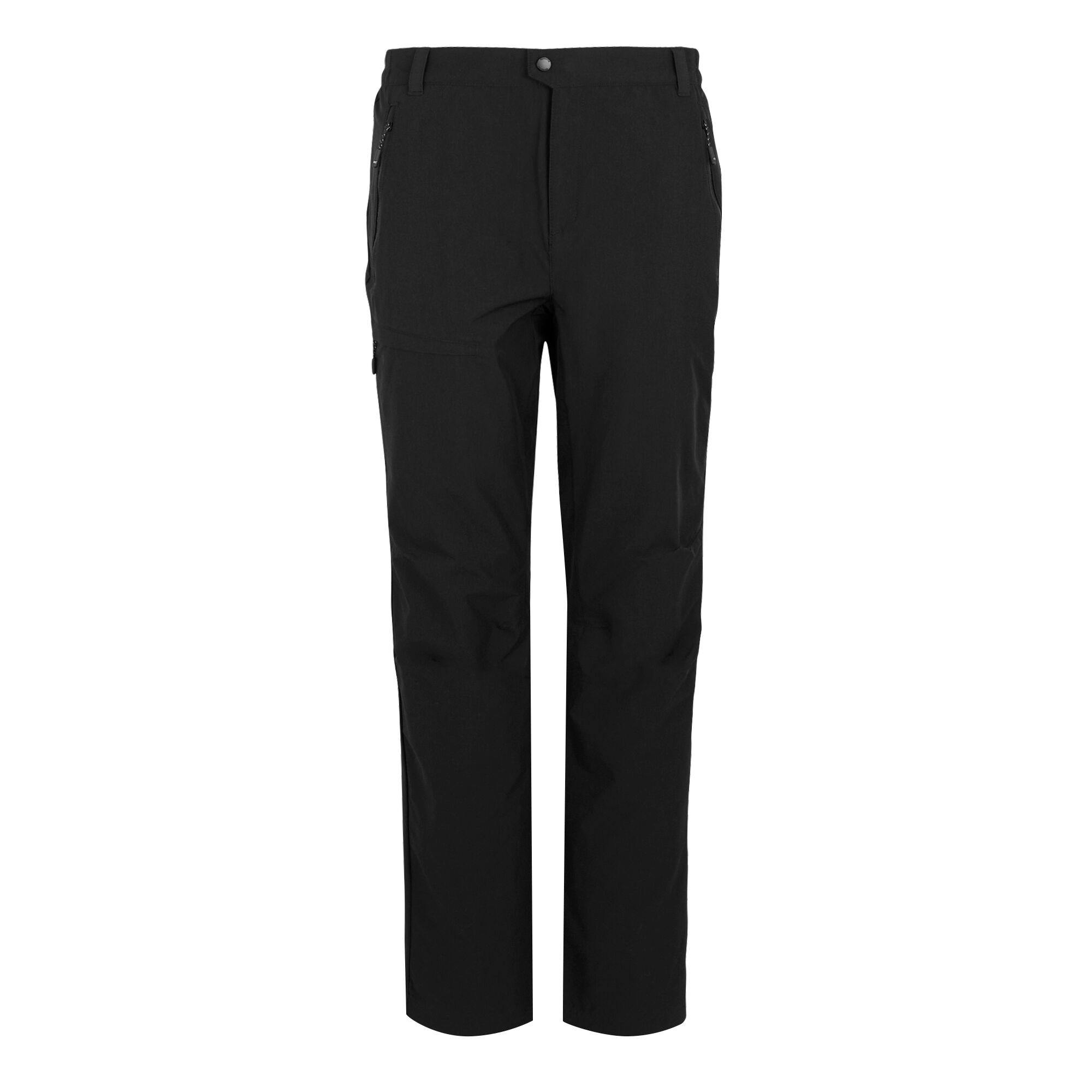 Regatta Men's Black Highton Winter Hiking Trousers - 38R - 94% Recycled Polyester/6% Elastane