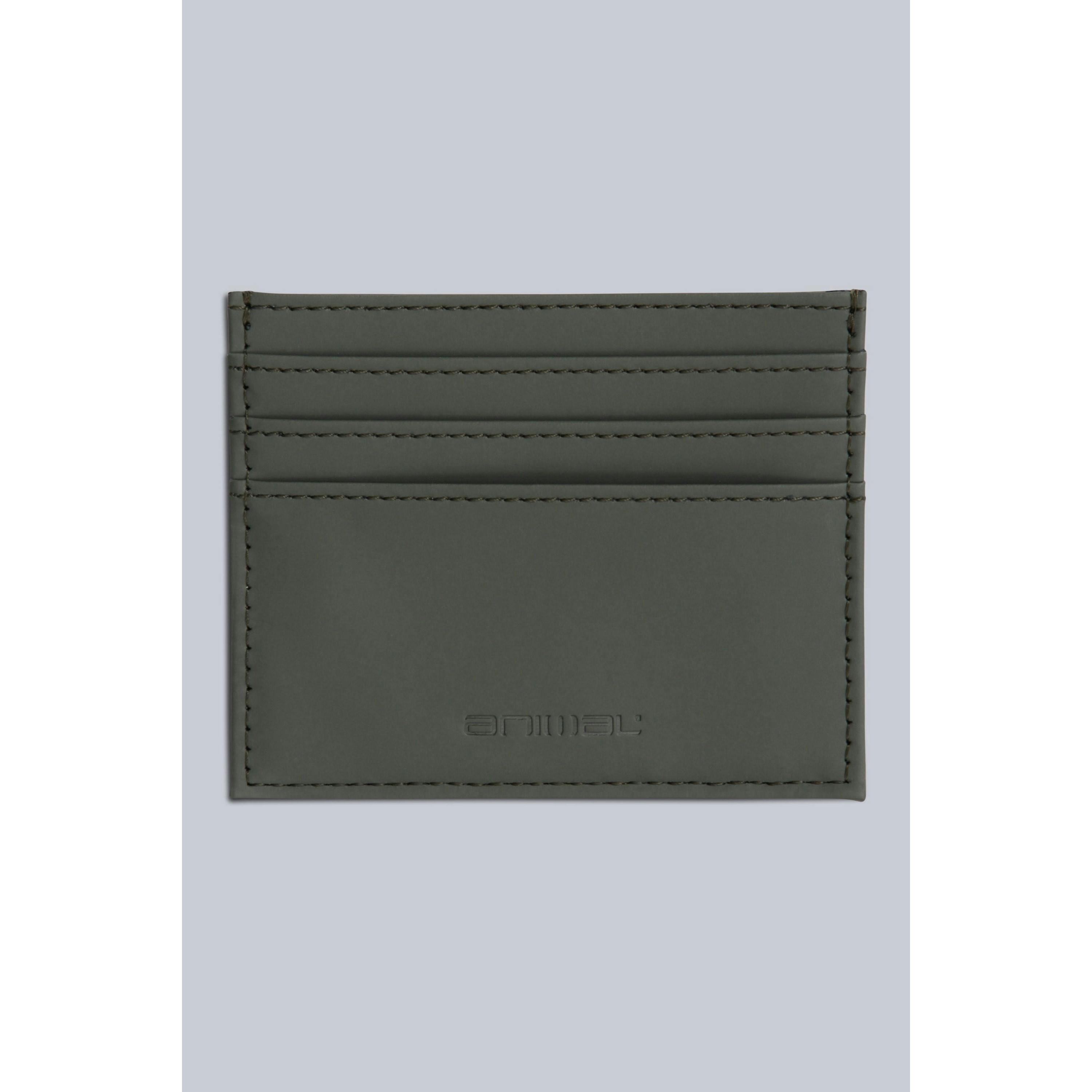Animal Green Card Holder - Khaki - One Size - Khaki - 100% Mixed