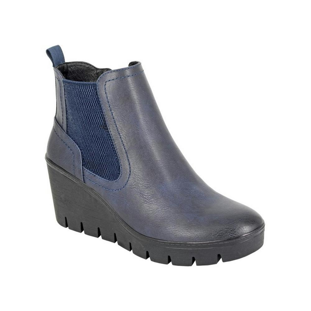 Cipriata Women's Blue Annina Ankle Boots - Navy - 7 Uk - Navy - 100% Mixed