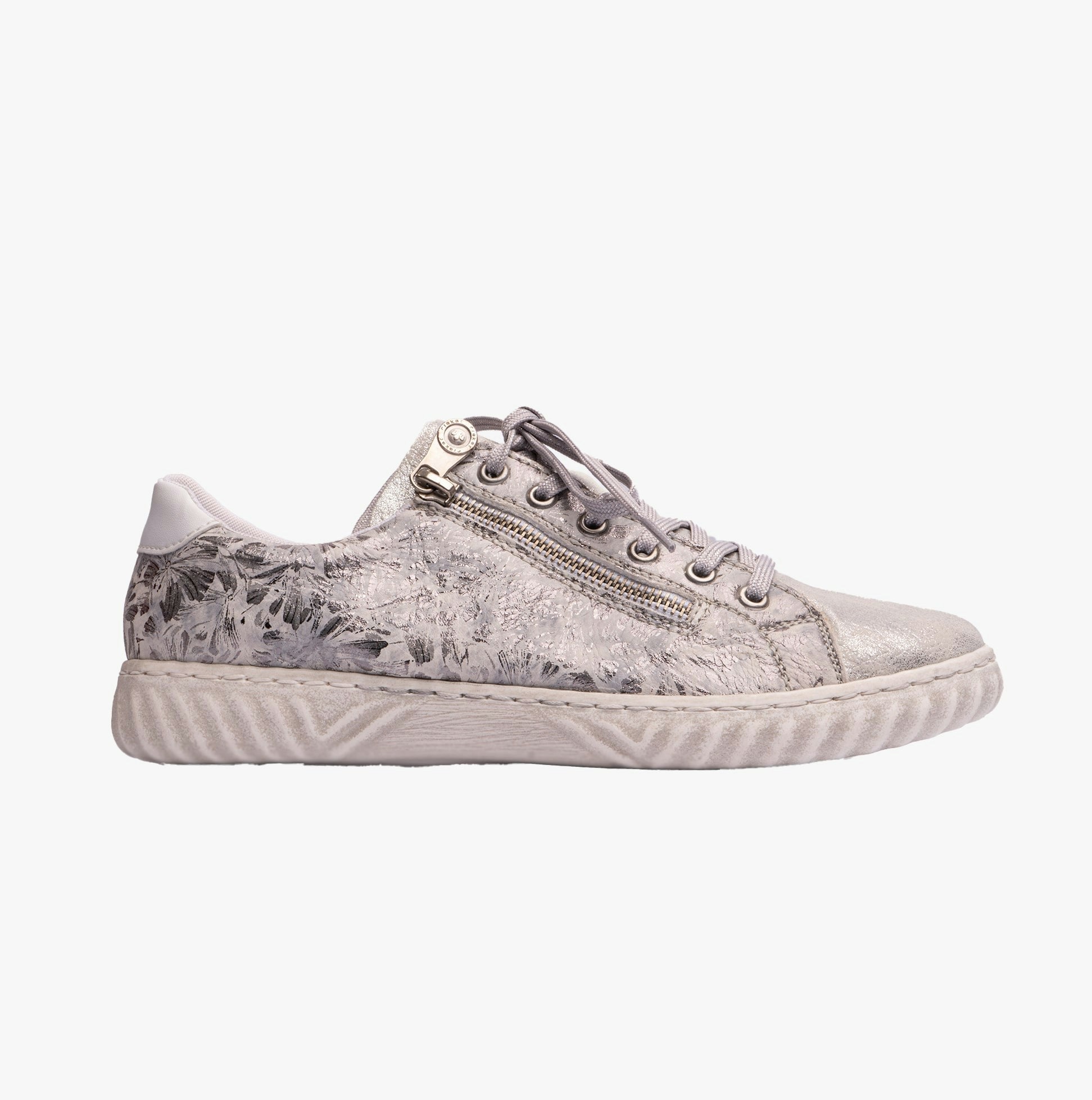 Rieker Women's Silver N0900-90 Shoes - Uk 4
