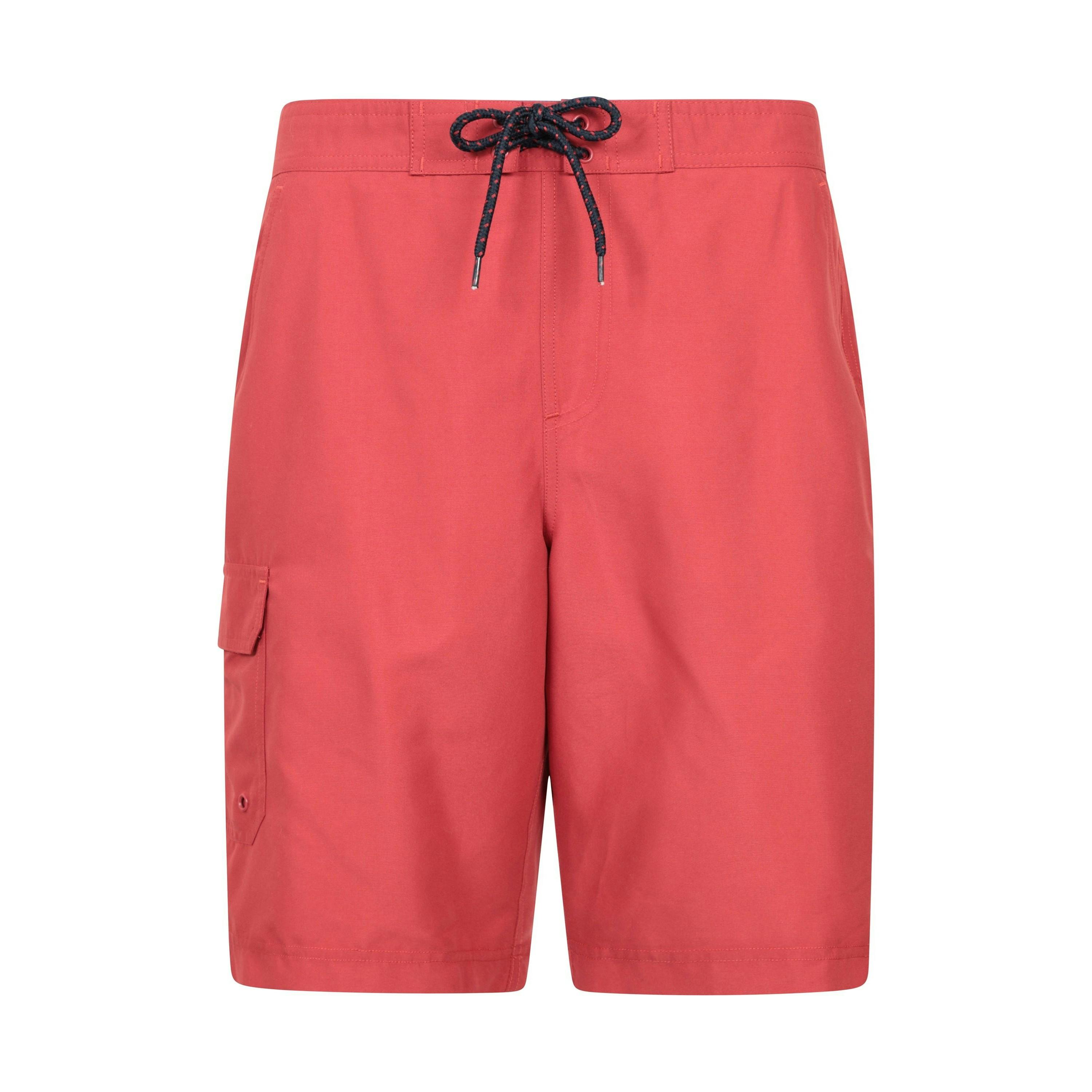 Mountain Warehouse Men's Burgundy Ocean Swim Shorts - Xs - 100% Polyester
