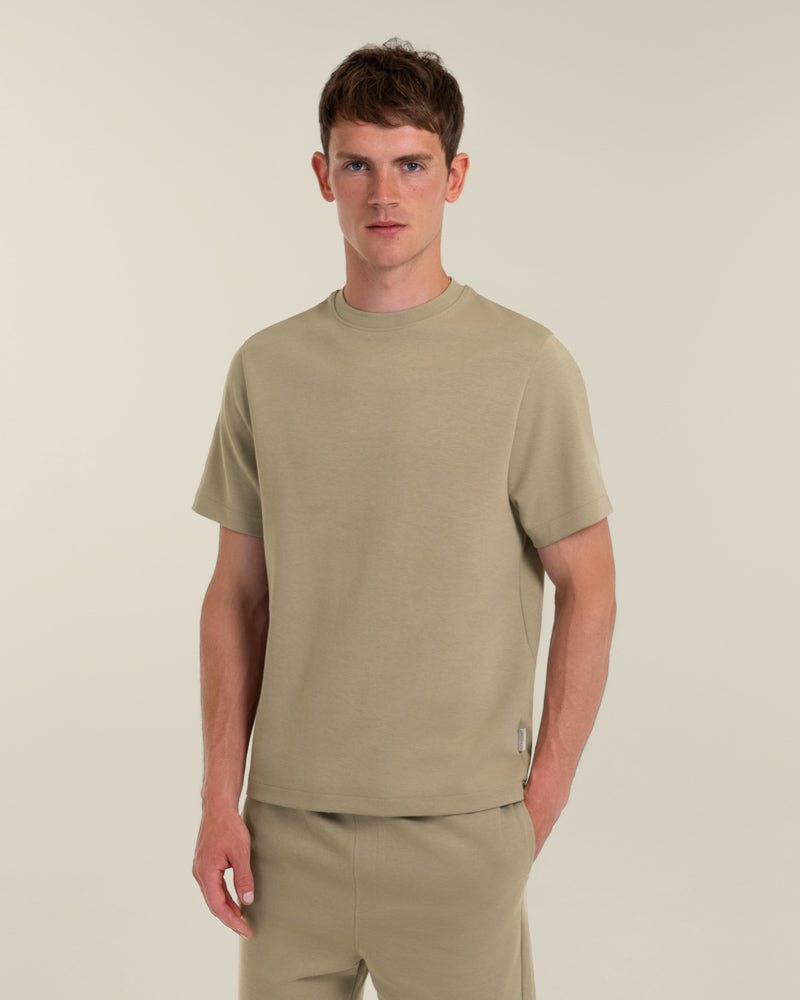 Larsson & Co Light Sven - Soft-Touch Interlock T-Shirt - Sage - L