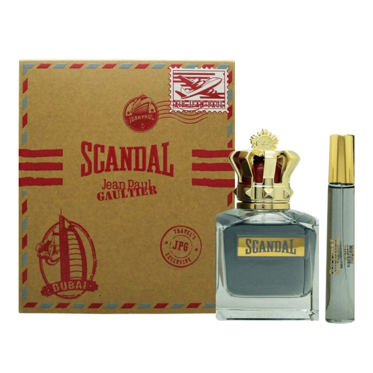 Jean Paul Gaultier Men's Amber Scandal Pour Homme Eau De Toilette Gift Set (100Ml + 20Ml)
