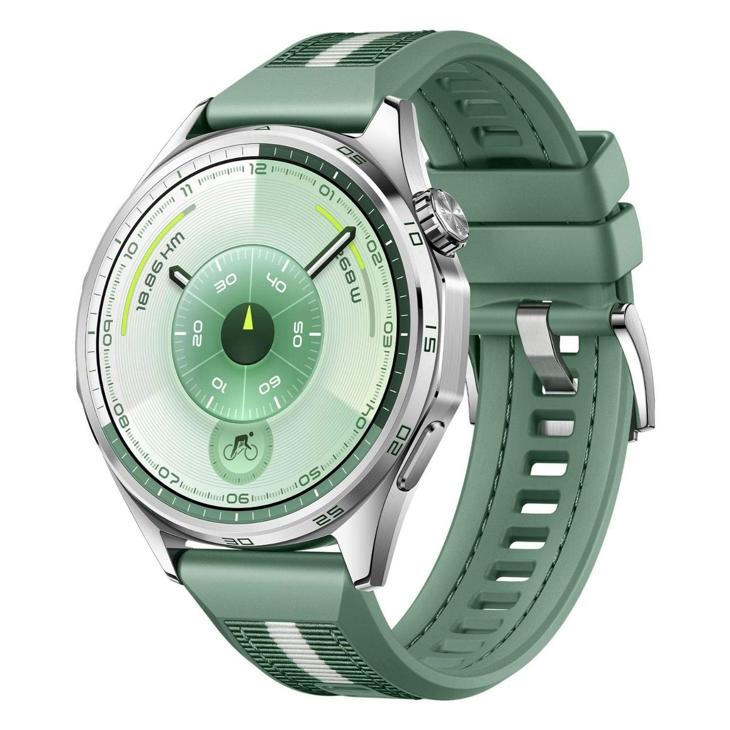 Huawei Green Watch Gt 6 Gps 46Mm Smart Watch, 1.47''Amoled Touchscreen, | Up To 21 Days Battery Life, Cycling,100+ Sports Mode, For Ios & Android, All-Day Health Monitoring, Emotional Wellbeing, - Image 3
