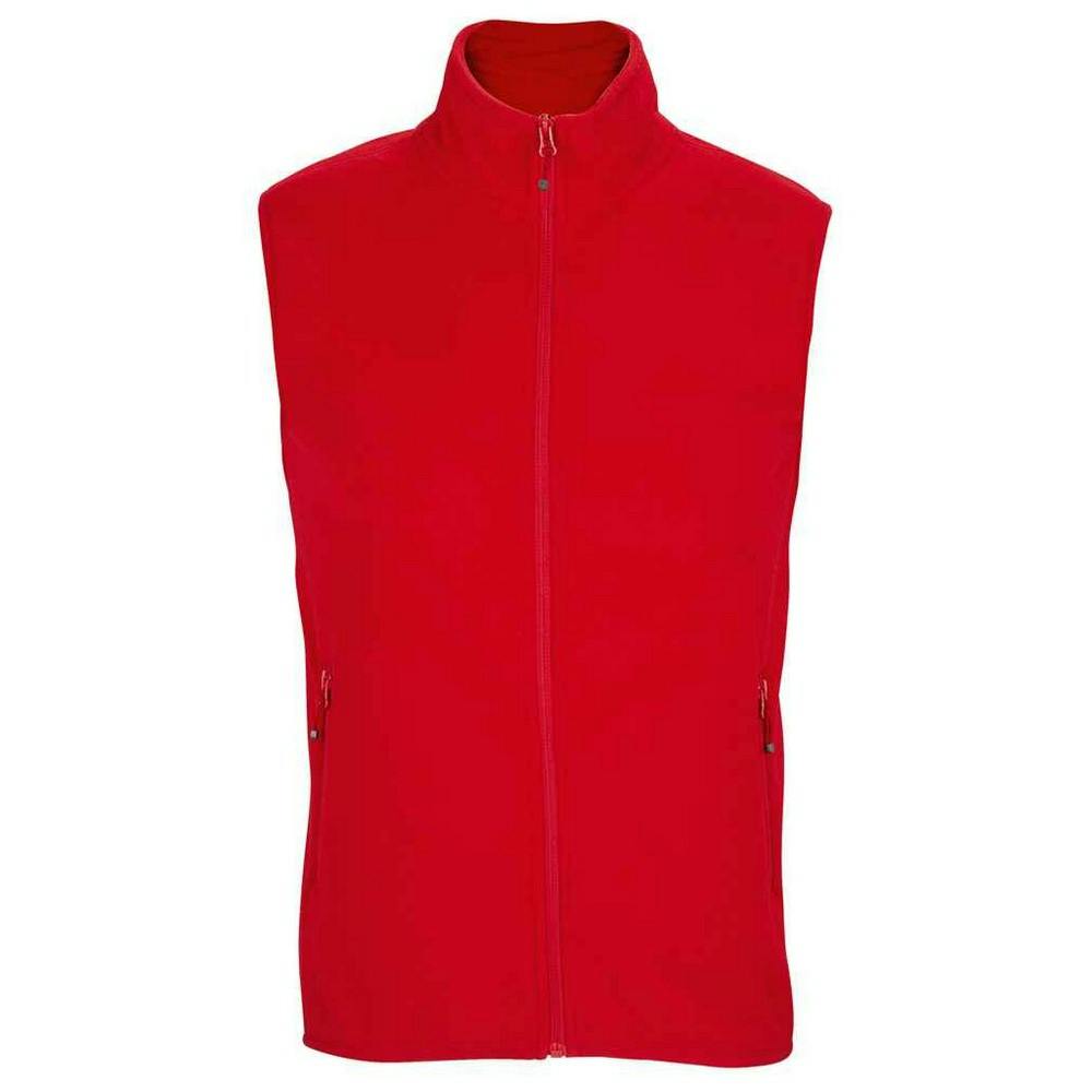 SOLS Unisex Adult Factor Microfleece Recycled Body Warmer (Red) - Size 2XL - Image 2