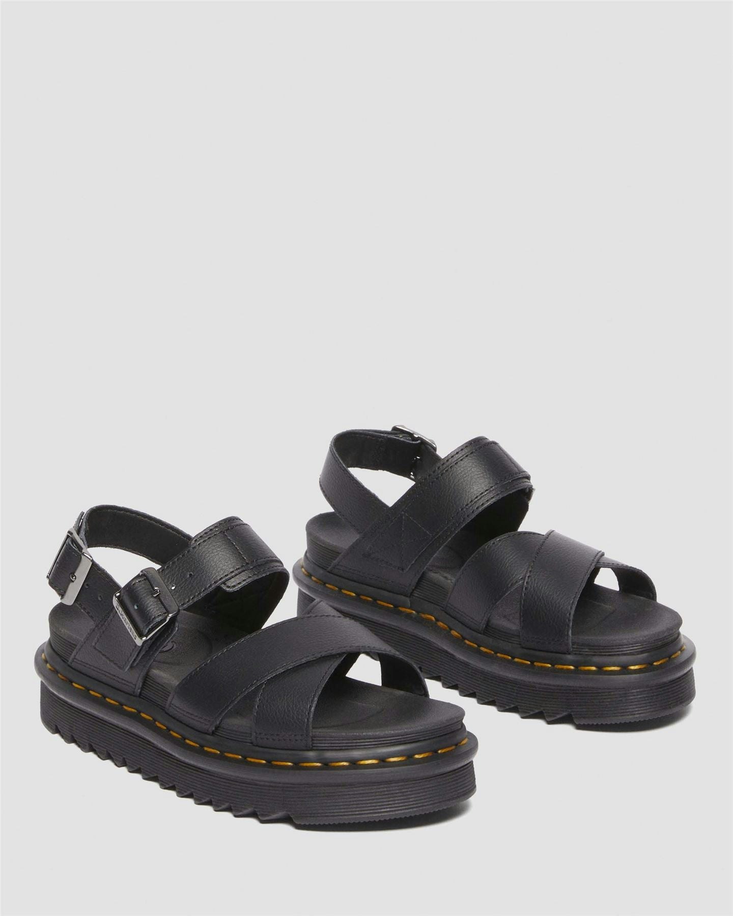 Dr Martens Women's Black Dr. Martens Voss Ii Athena Sandals - Size 5