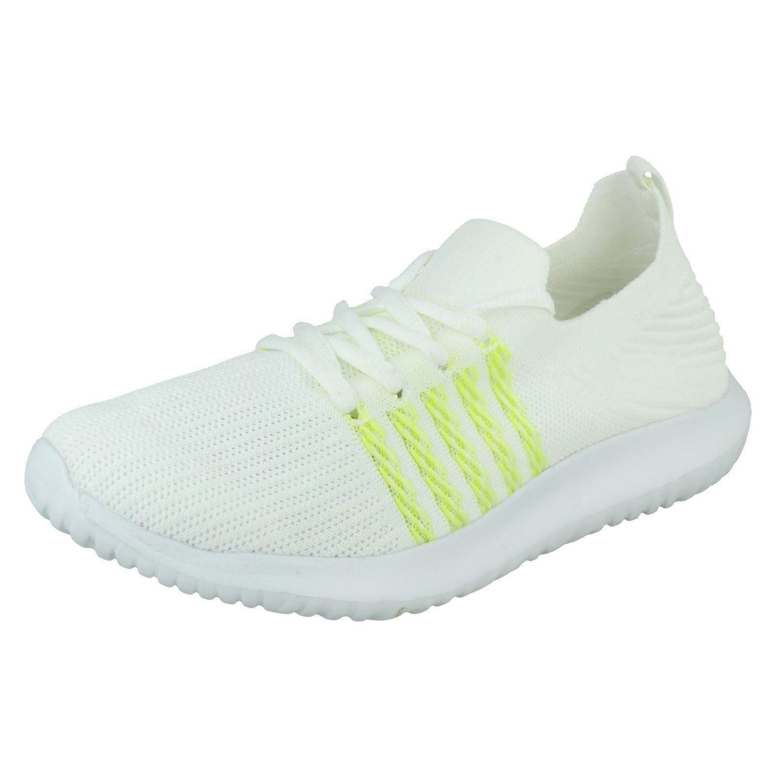 Reflex Women's White Casual Trainers F7184 - Uk 5