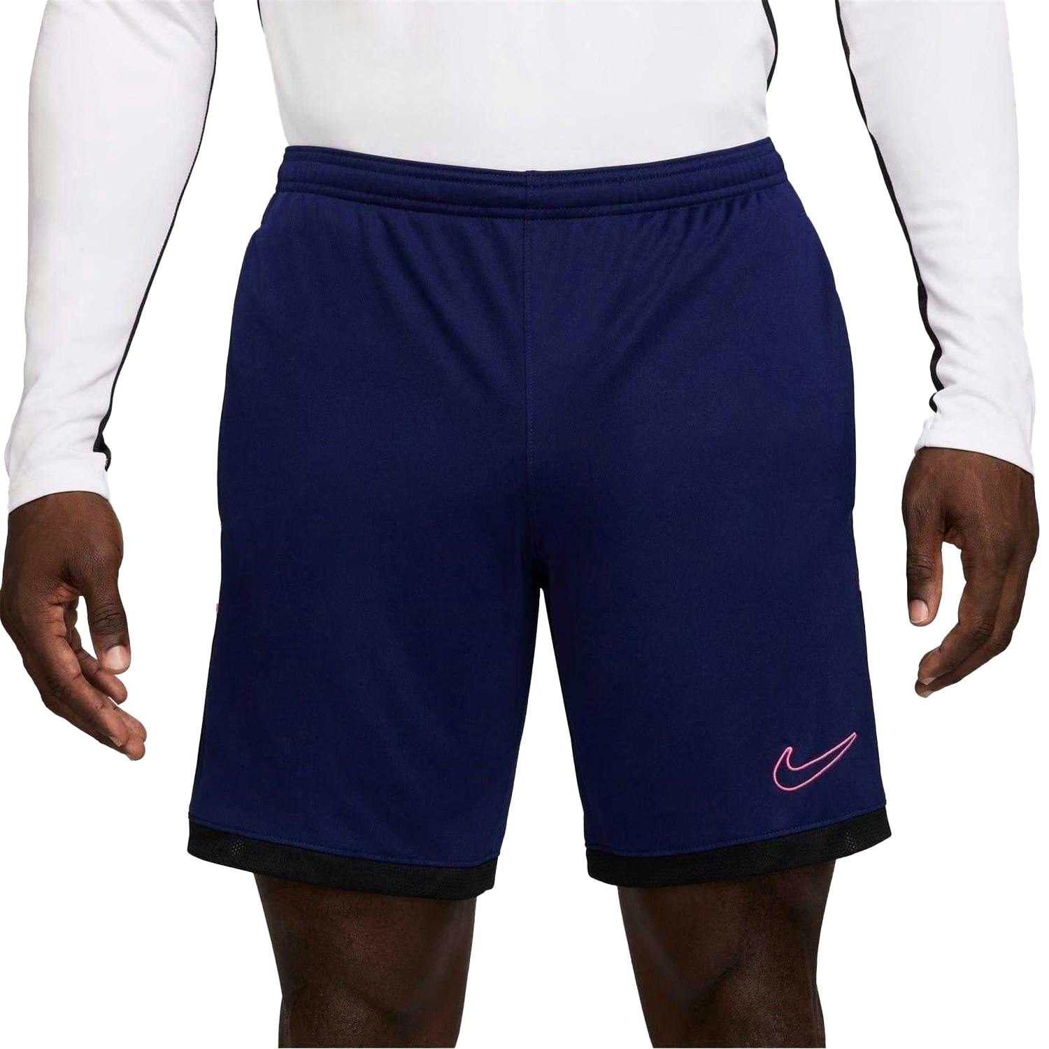Nike Men's Blue/Pink Academy Shorts - S - 100% Polyester