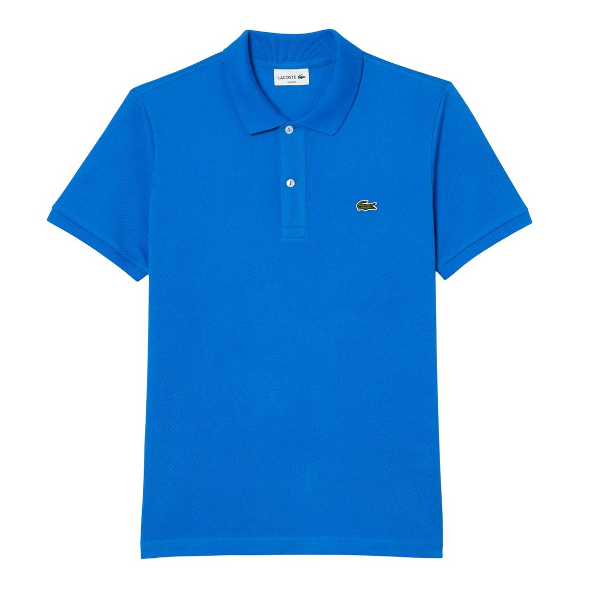 Lacoste Men's Blue L.12.12 Pique Slim Polo Shirt - Extra Small